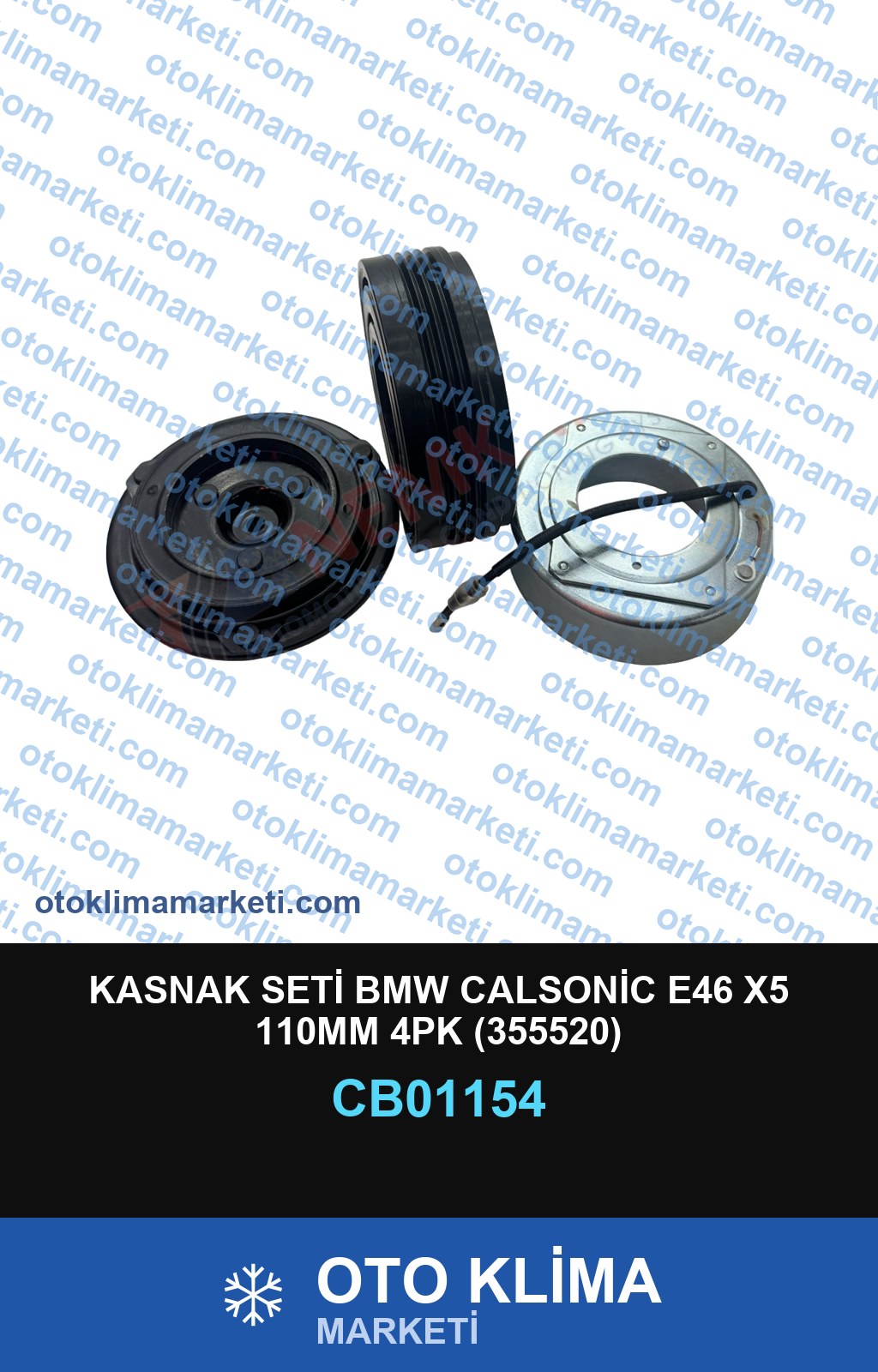 KASNAK SETİ BMW CALSONİC E46 X5 110MM 4PK (355520)