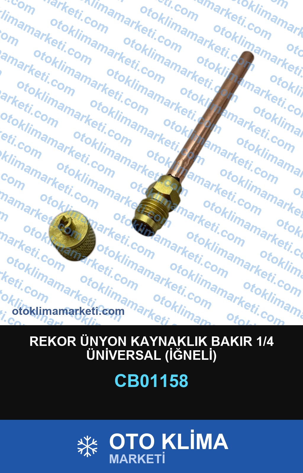 REKOR ÜNYON KAYNAKLIK BAKIR 1/4 ÜNİVERSAL (İĞNELİ)