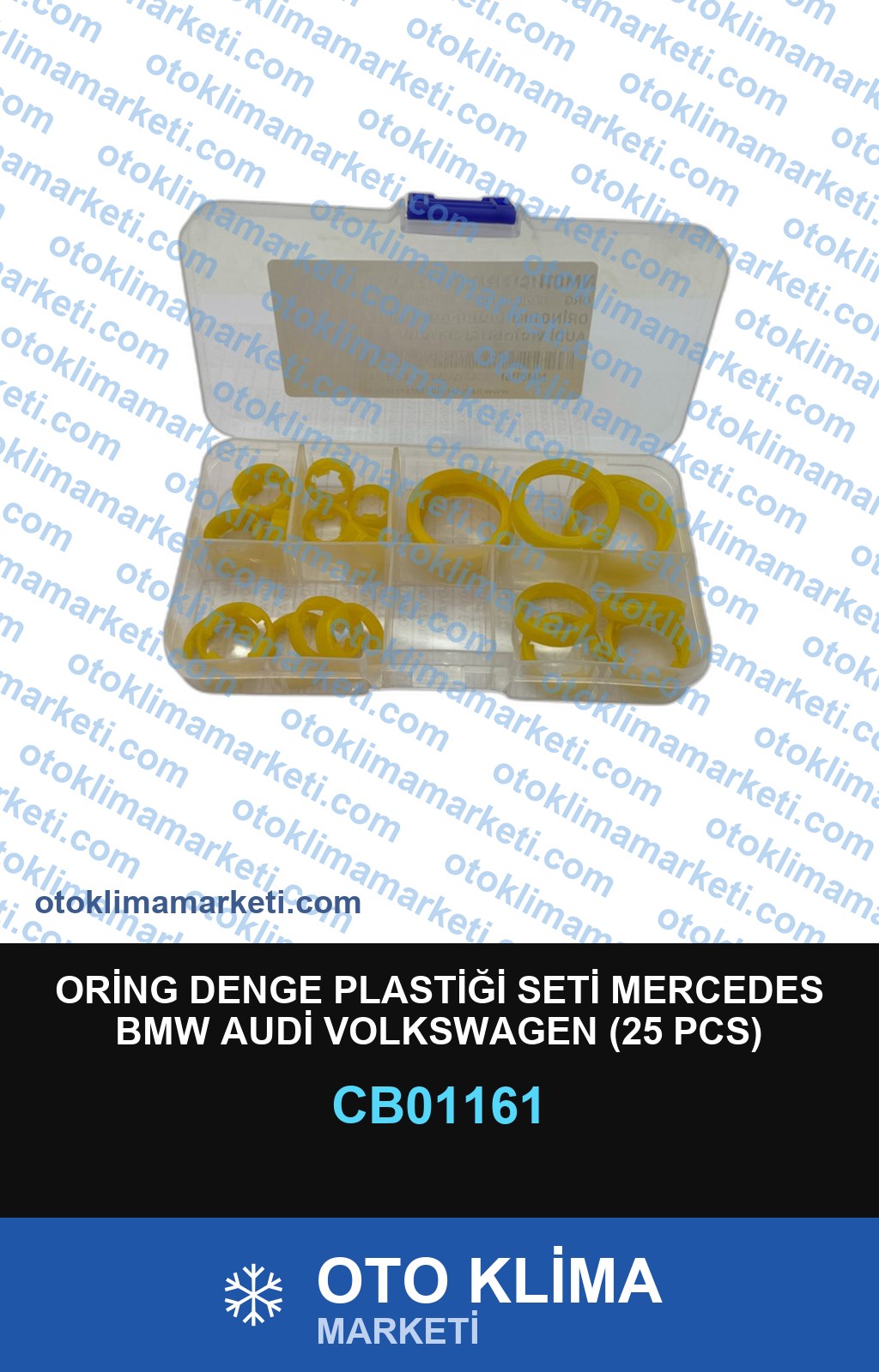 ORİNG DENGE PLASTİĞİ SETİ MERCEDES BMW AUDİ VOLKSWAGEN (25 PCS)