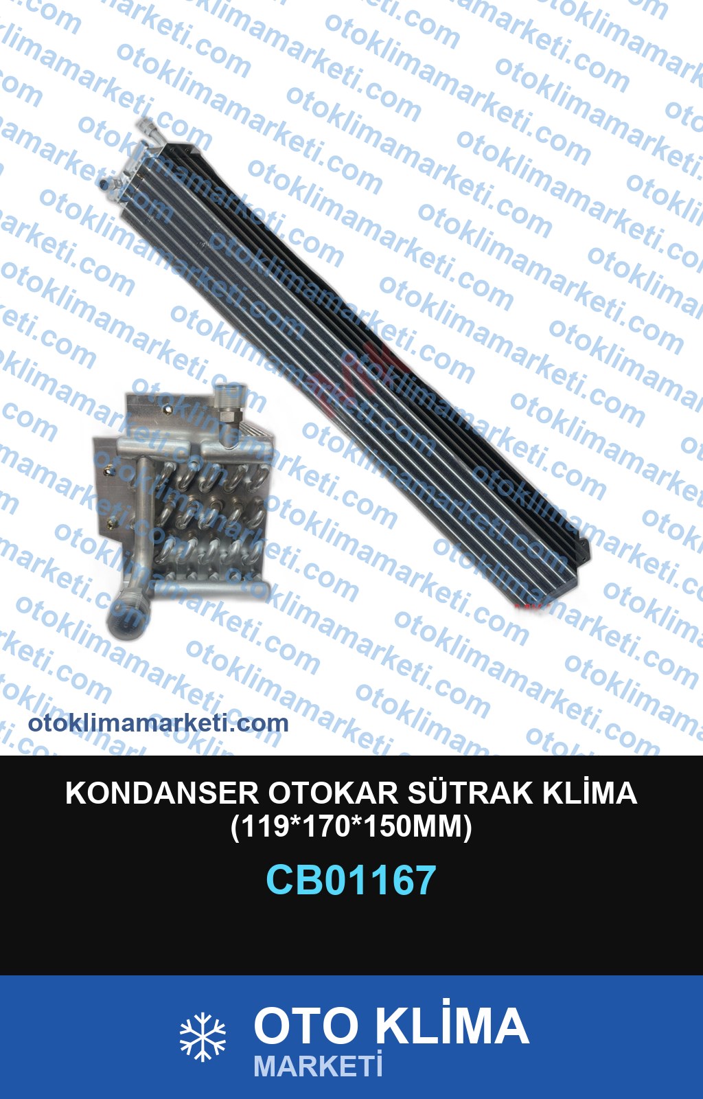 KONDANSER OTOKAR SÜTRAK KLİMA (119*170*150MM)