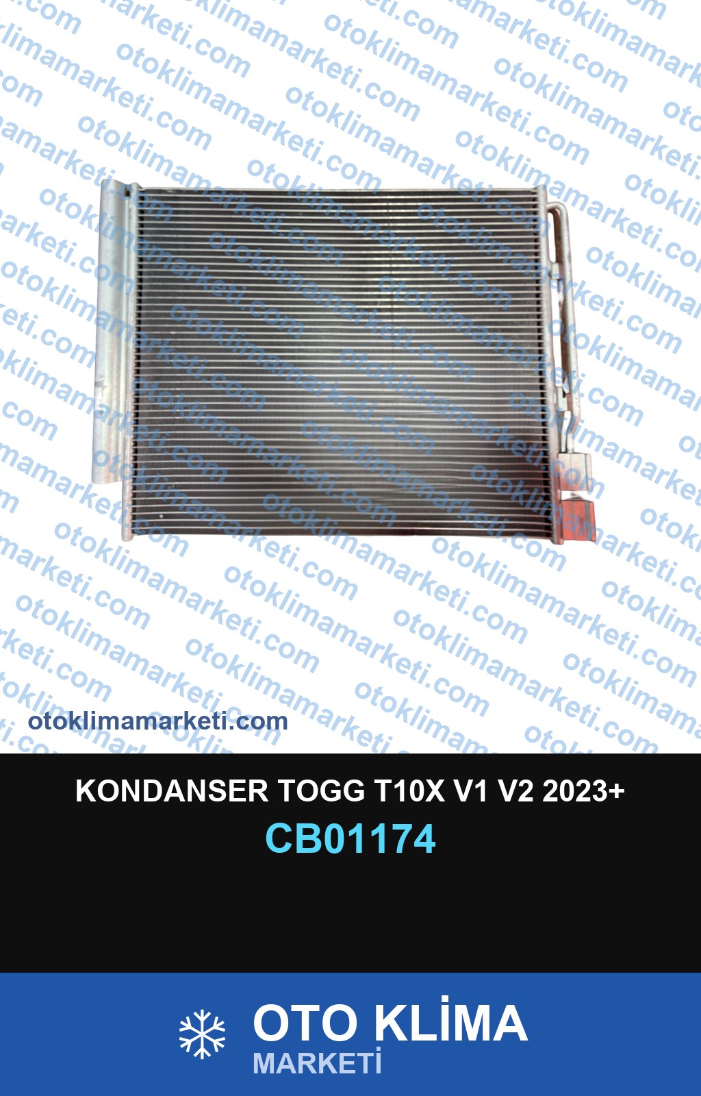 KONDANSER TOGG T10X V1 V2 2023+