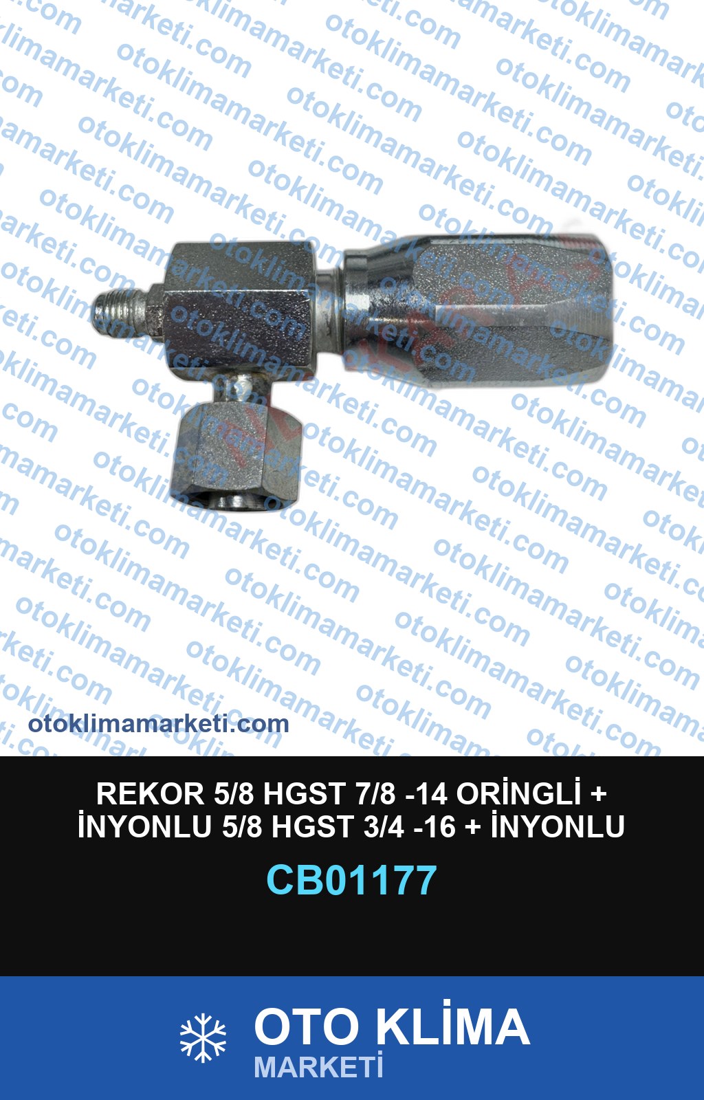 REKOR 5/8 HGST 7/8 -14 ORİNGLİ + İNYONLU 5/8 HGST 3/4 -16 + İNYONLU SAFKAR (TELLİ TİP)