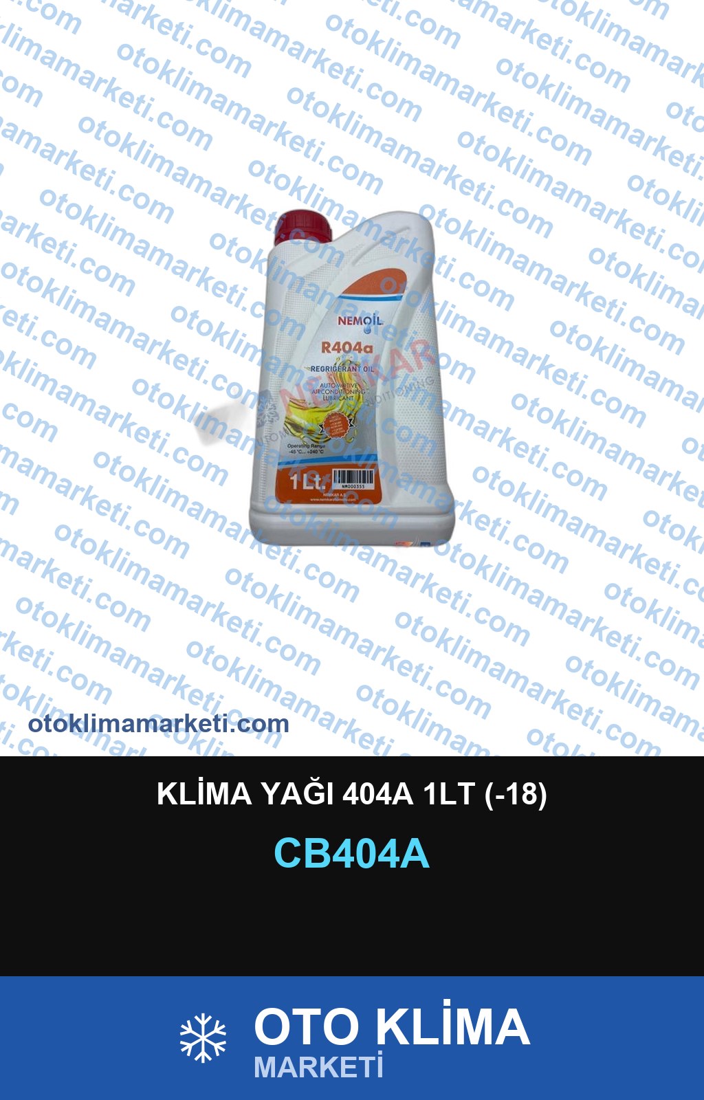KLİMA YAĞI 404A 1LT (-18)