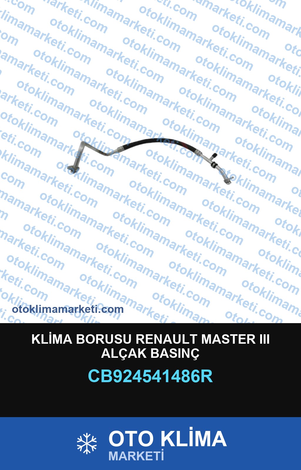 KLİMA BORUSU RENAULT MASTER III ALÇAK BASINÇ