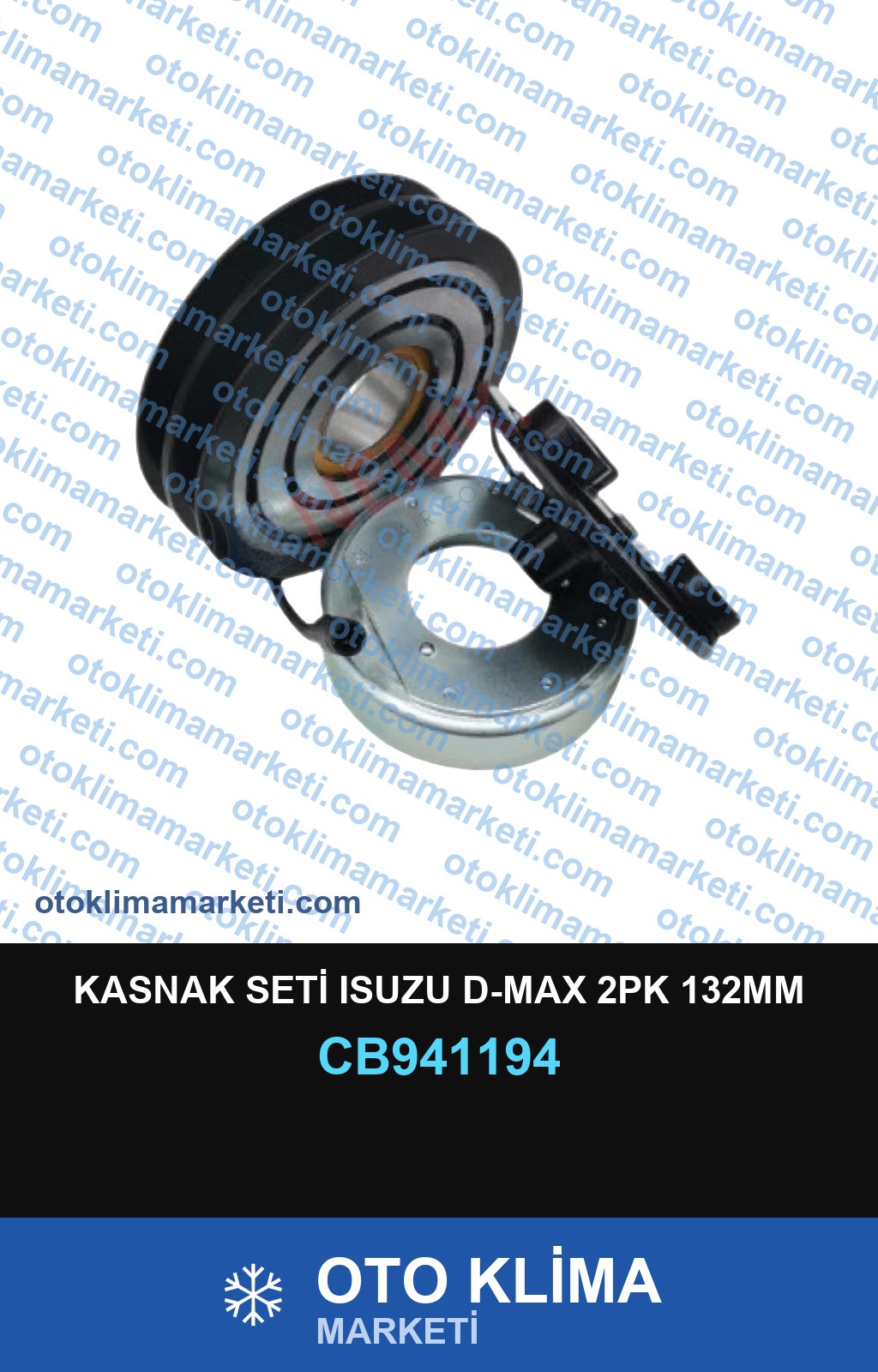 KASNAK SETİ ISUZU D-MAX 2PK 132MM