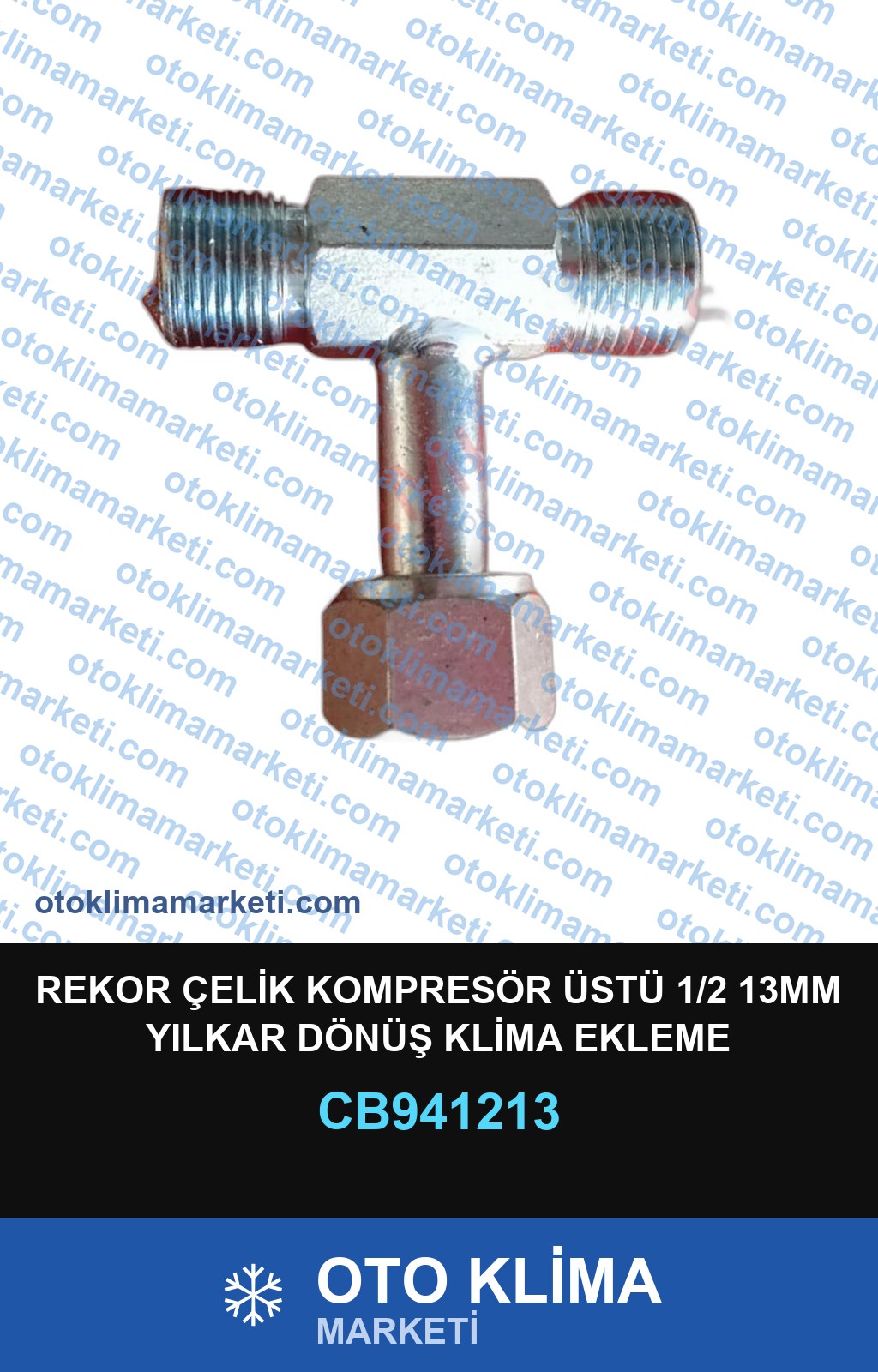 REKOR ÇELİK KOMPRESÖR ÜSTÜ 1/2 13MM YILKAR DÖNÜŞ KLİMA EKLEME