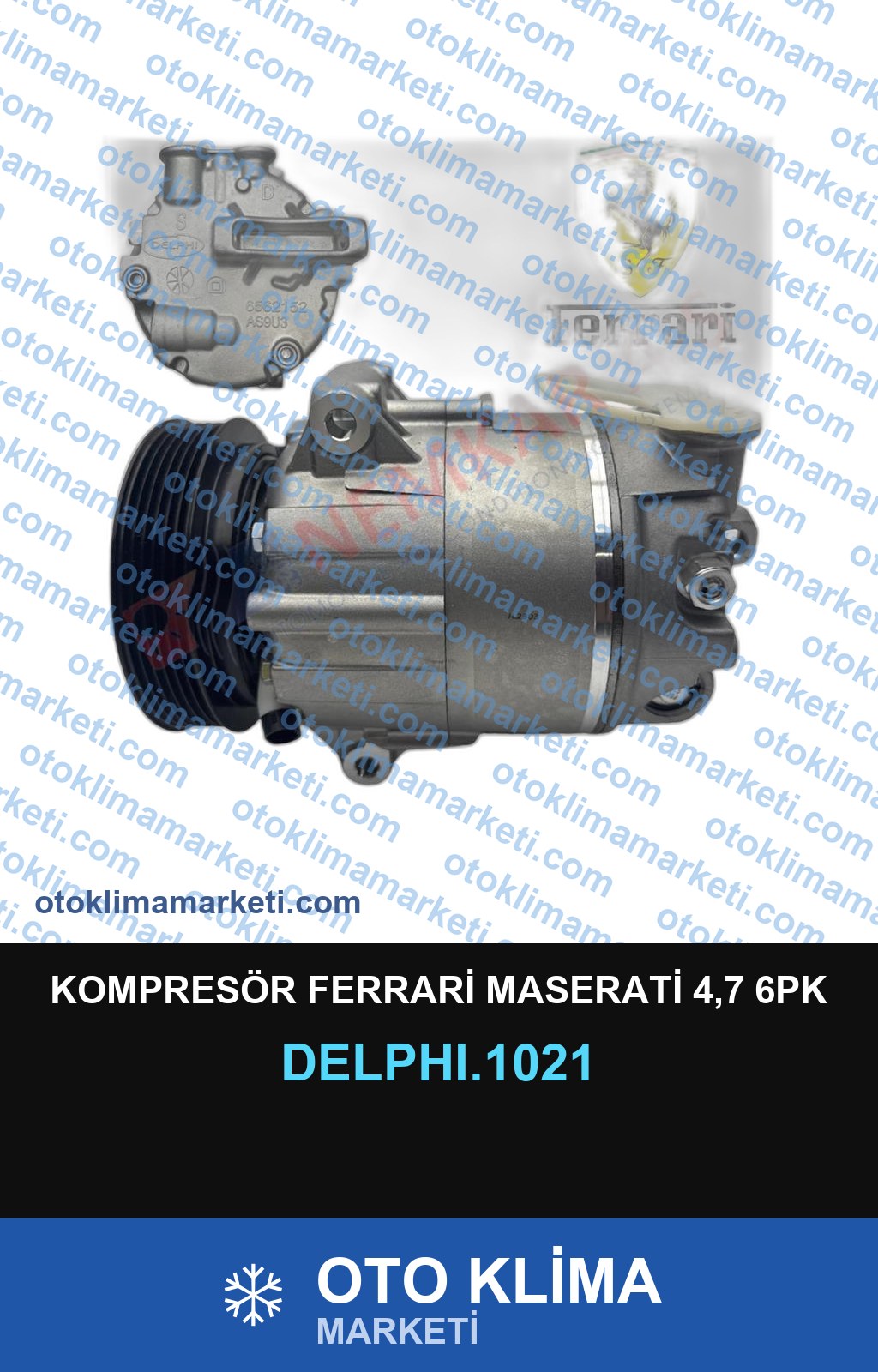 KOMPRESÖR FERRARİ MASERATİ 4,7 6PK