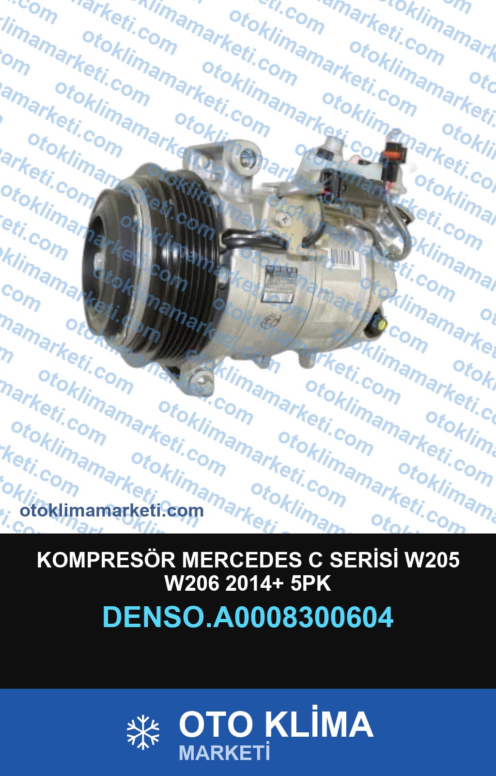KOMPRESÖR MERCEDES C SERİSİ W205 W206 2014+ 5PK