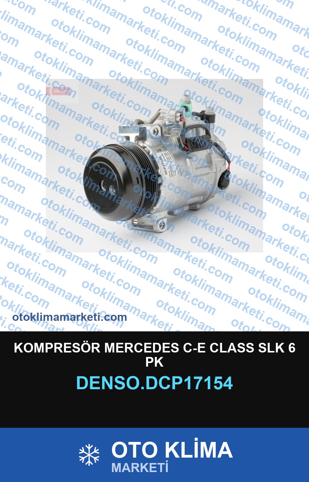 KOMPRESÖR MERCEDES C-E CLASS SLK 6 PK