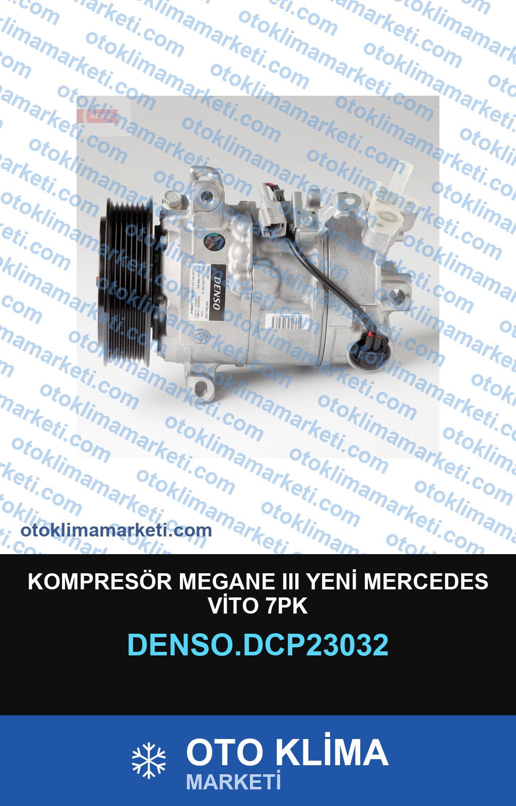 KOMPRESÖR MEGANE III YENİ MERCEDES VİTO 7PK