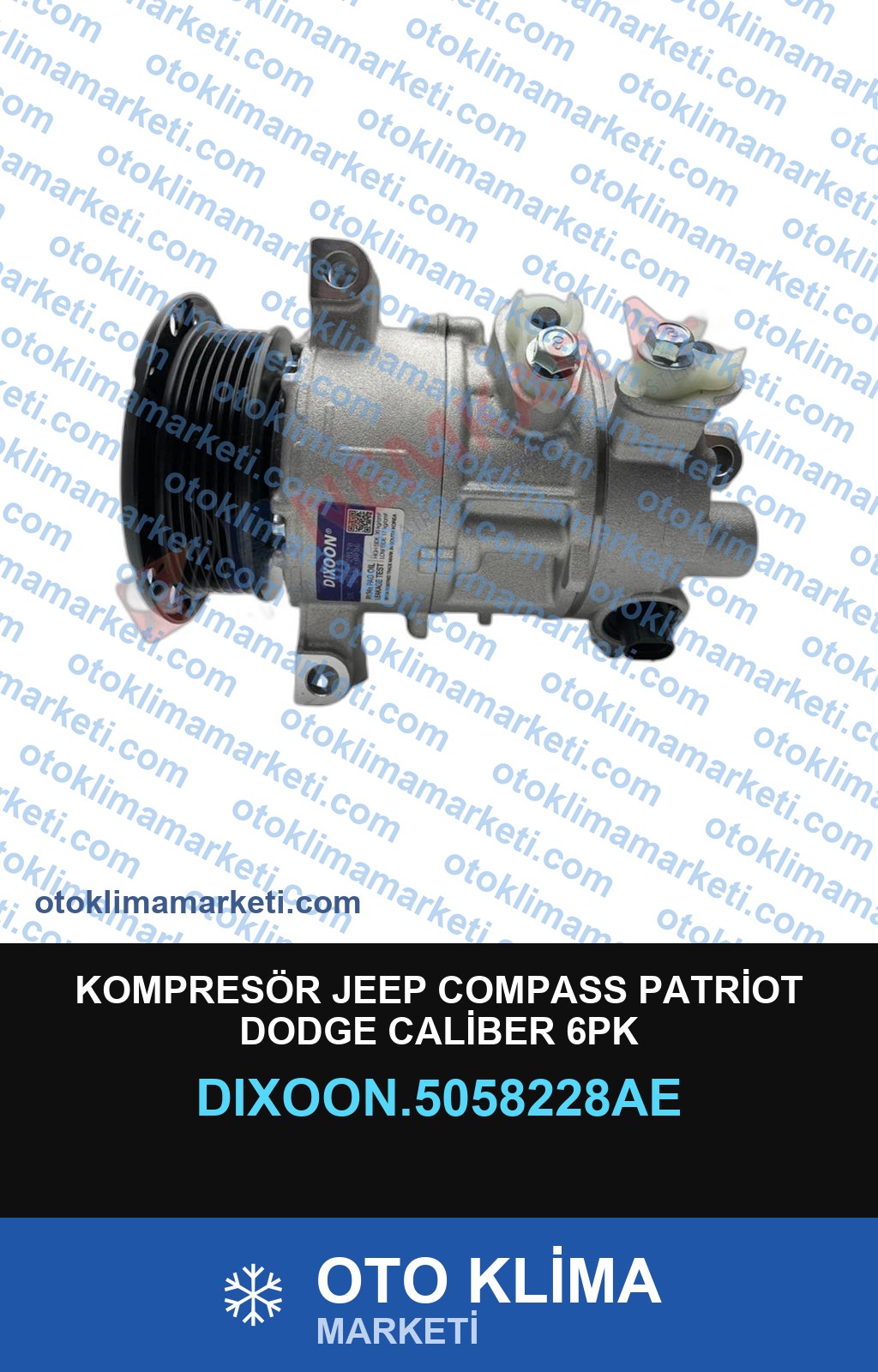 KOMPRESÖR JEEP COMPASS PATRİOT DODGE CALİBER 6PK