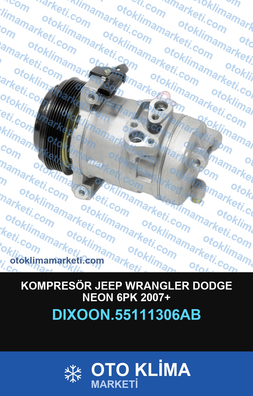 KOMPRESÖR JEEP WRANGLER DODGE NEON 6PK 2007+