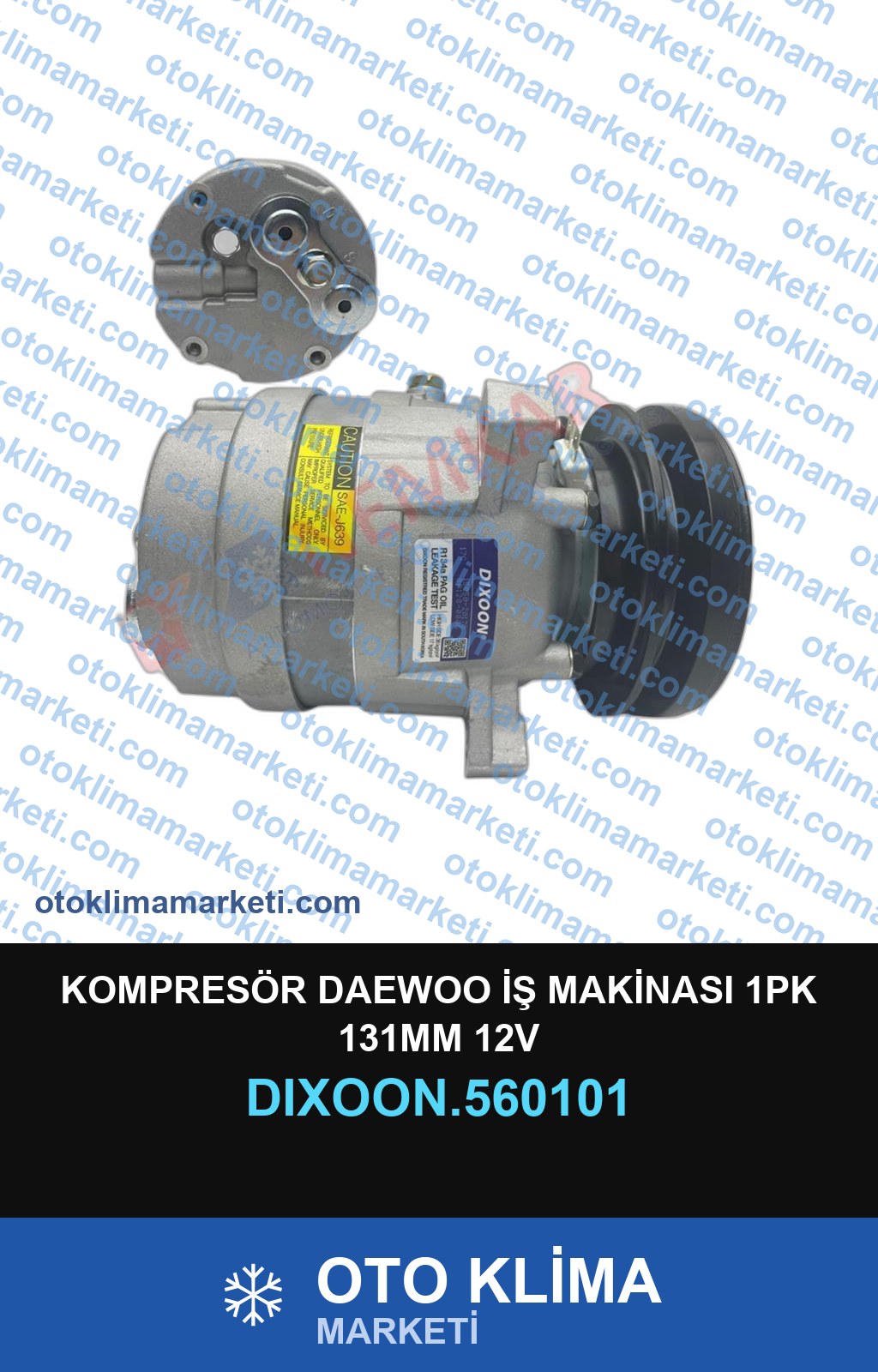 KOMPRESÖR DAEWOO İŞ MAKİNASI 1PK 131MM 12V