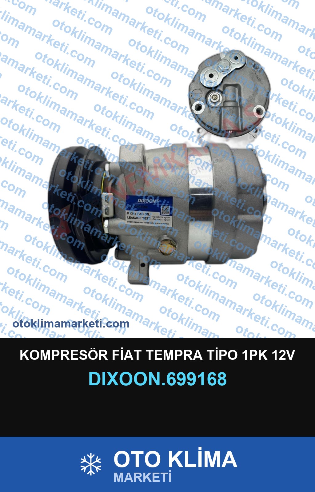 KOMPRESÖR FİAT TEMPRA TİPO 1PK 12V