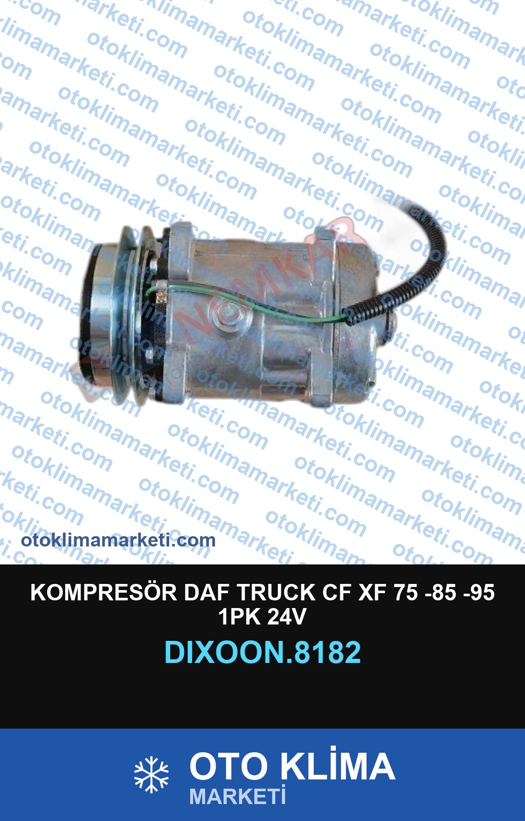 KOMPRESÖR DAF TRUCK CF XF 75 -85 -95 1PK 24V