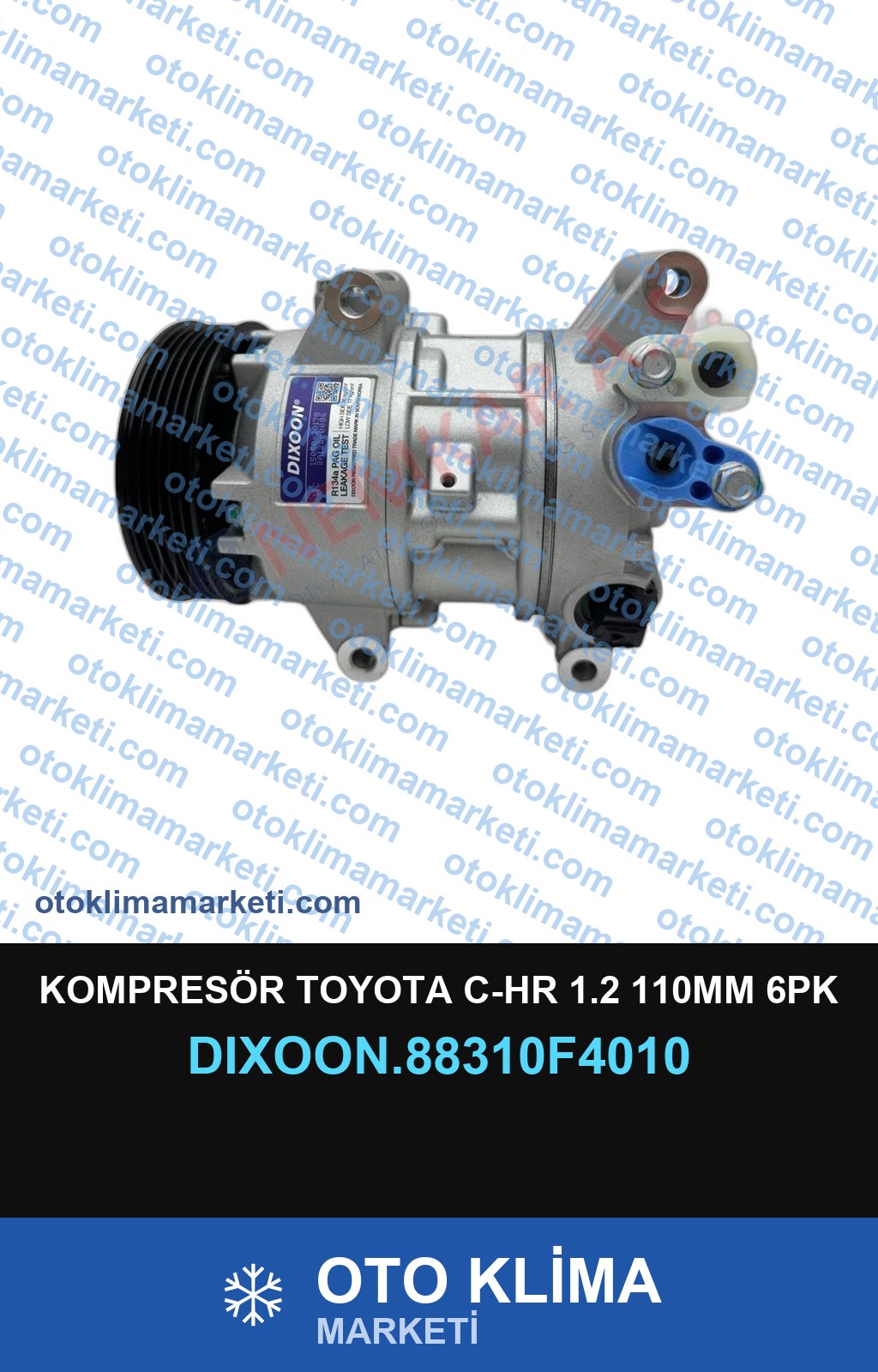 KOMPRESÖR TOYOTA C-HR 1.2 110MM 6PK