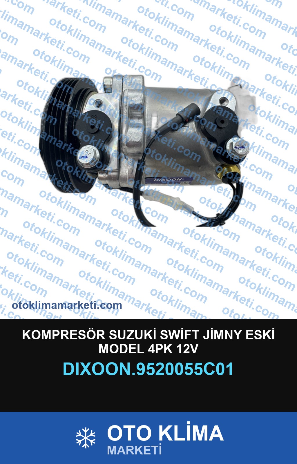 KOMPRESÖR SUZUKİ SWİFT JİMNY ESKİ MODEL 4PK 12V