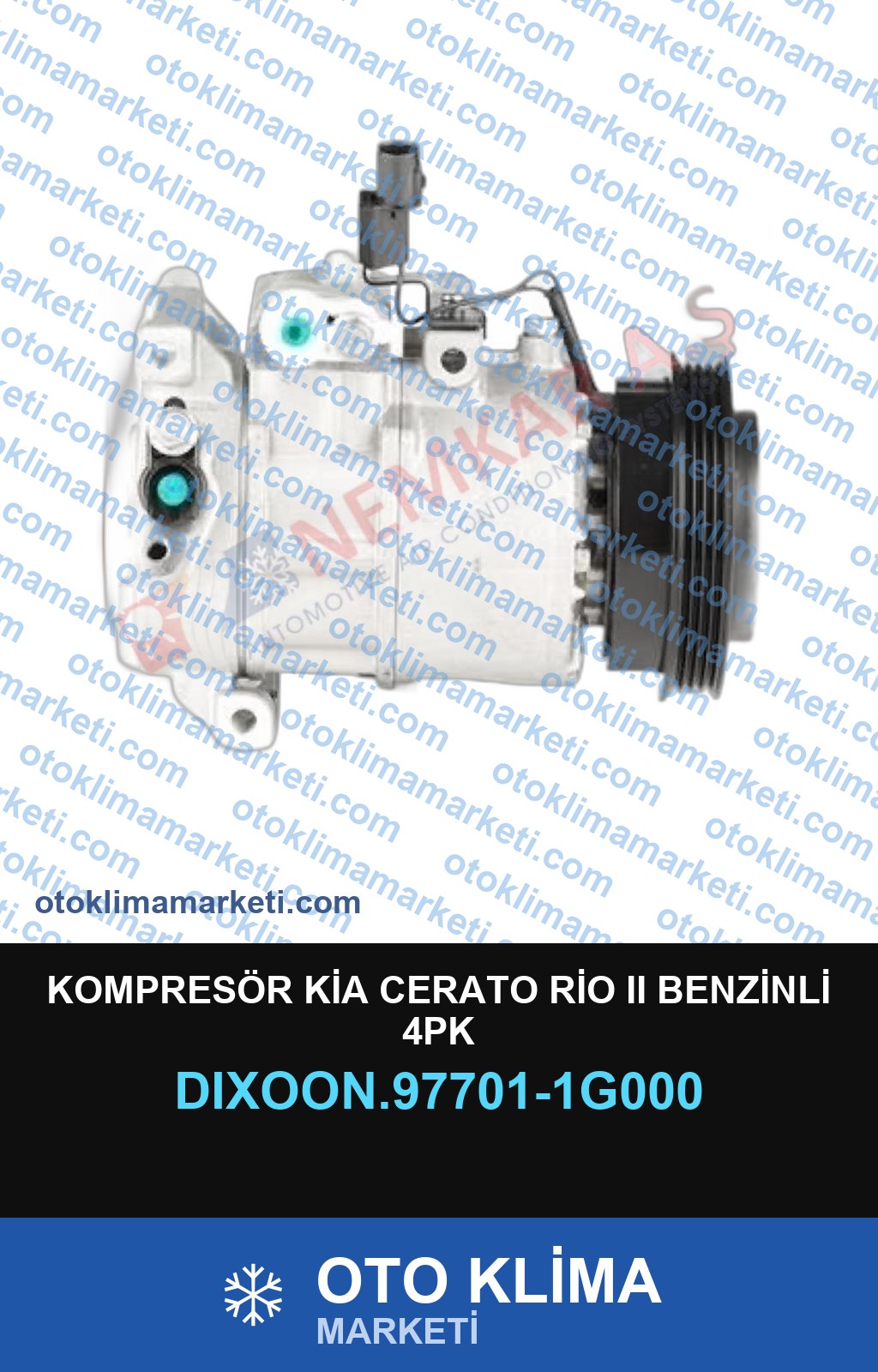 KOMPRESÖR KİA CERATO RİO II BENZİNLİ 4PK