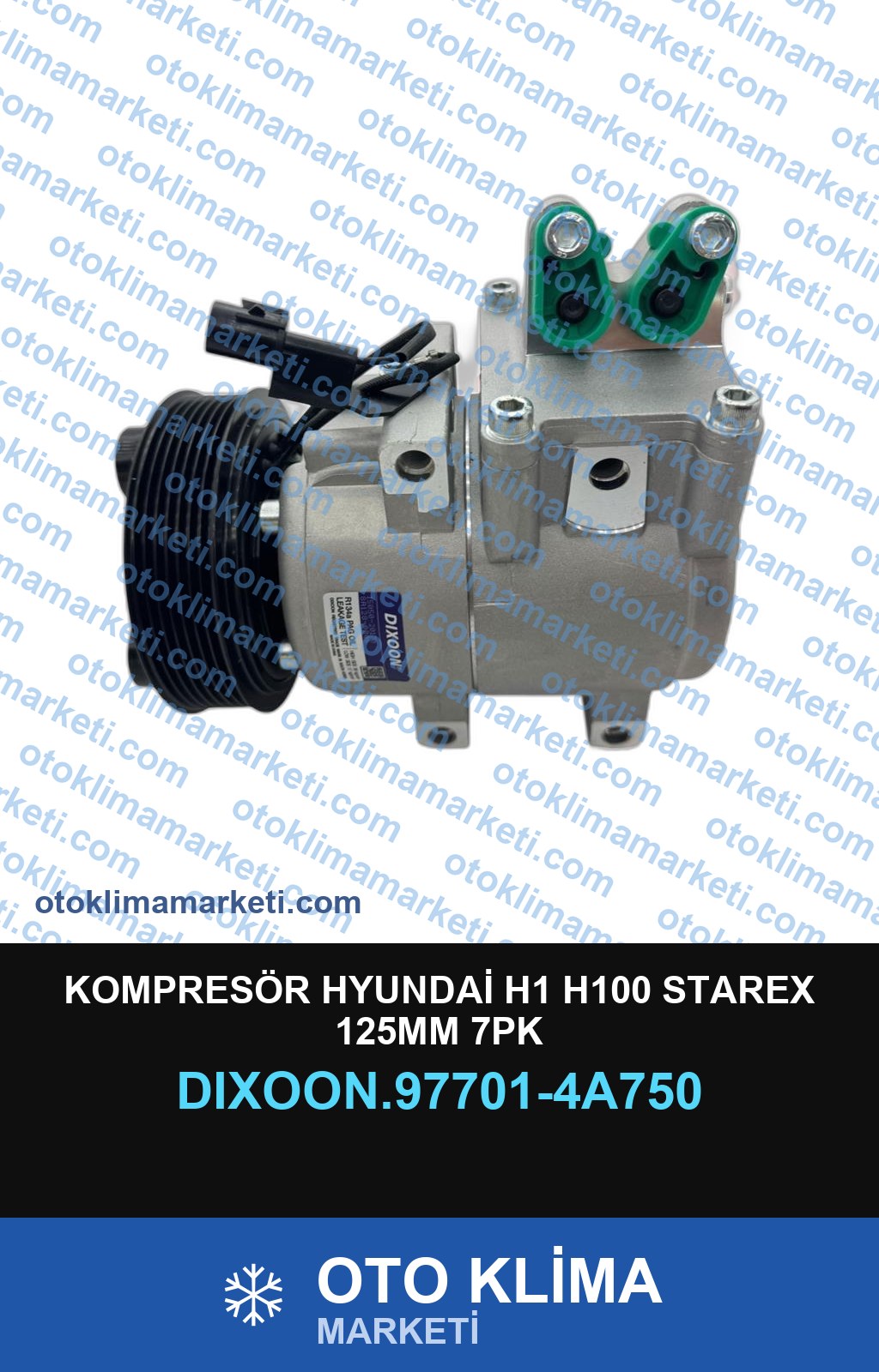 KOMPRESÖR HYUNDAİ H1 H100 STAREX 125MM 7PK