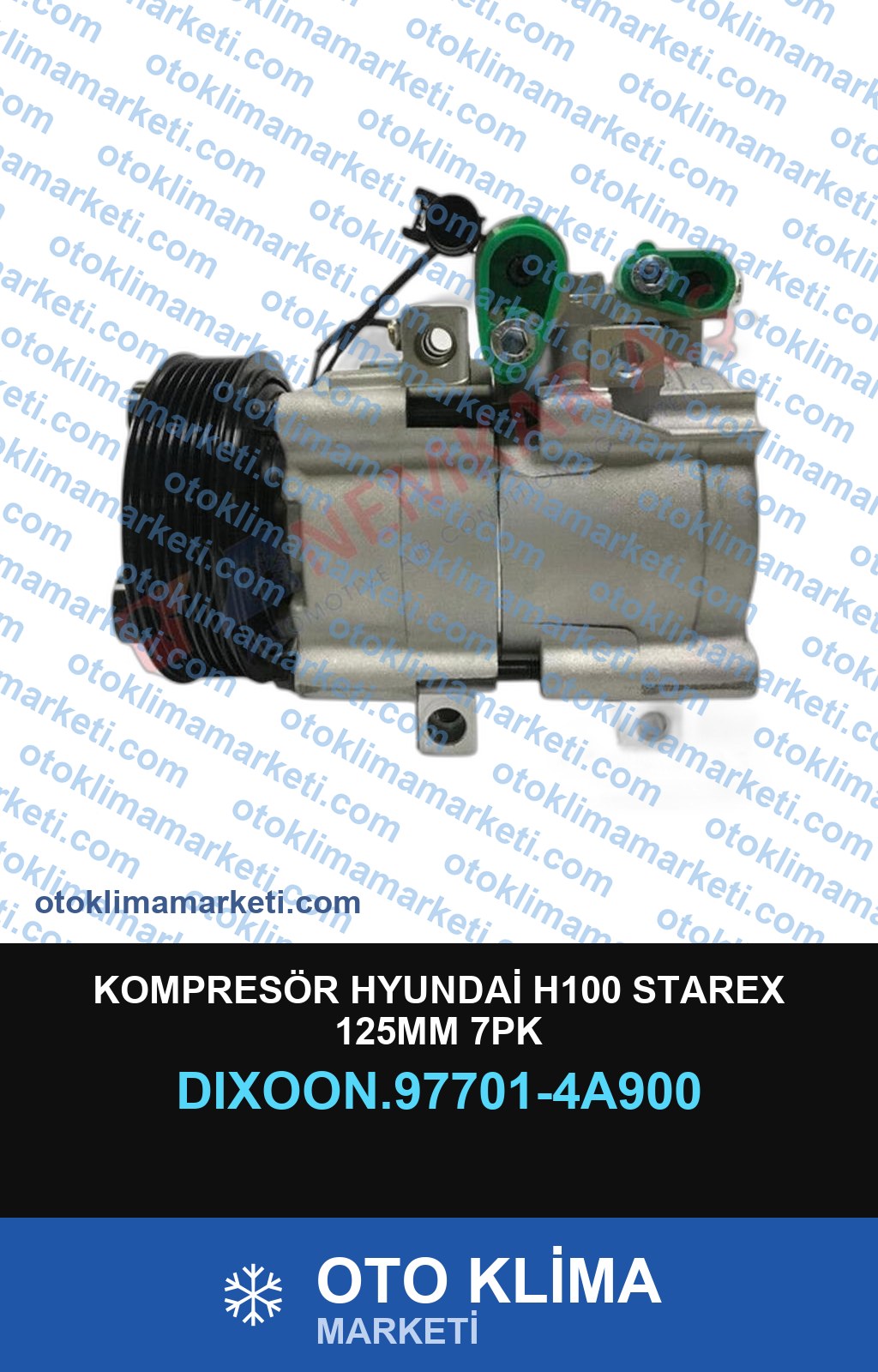 KOMPRESÖR HYUNDAİ H100 STAREX 125MM 7PK