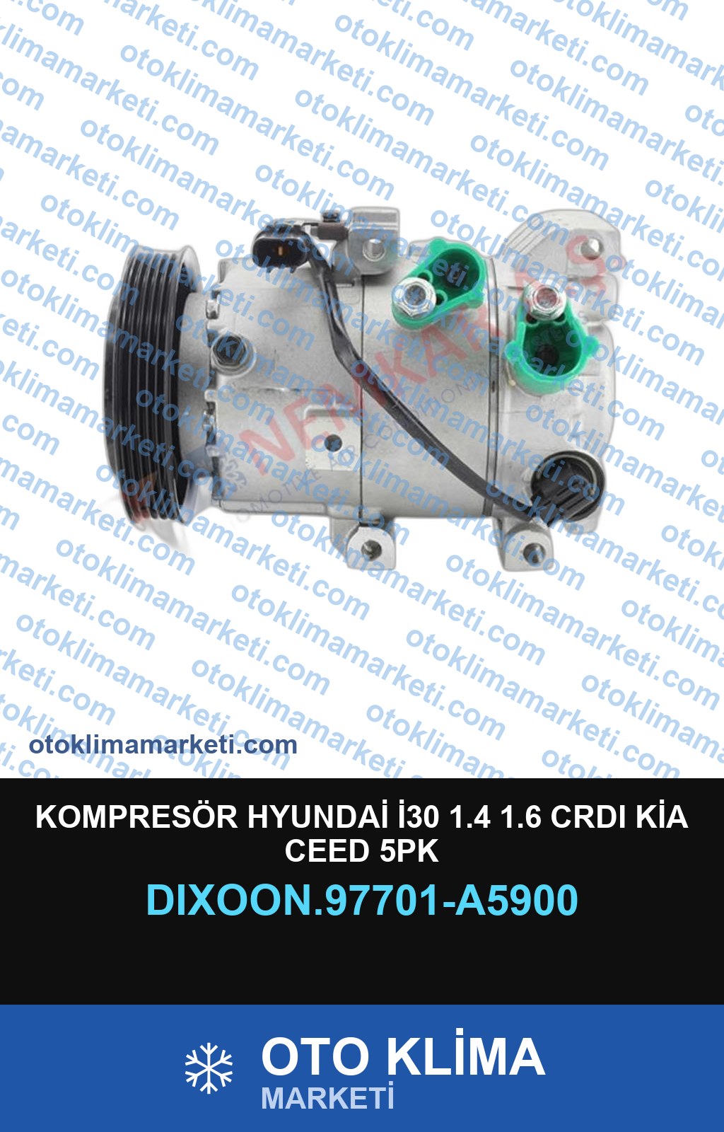 KOMPRESÖR HYUNDAİ İ30 1.4 1.6 CRDI KİA CEED 5PK