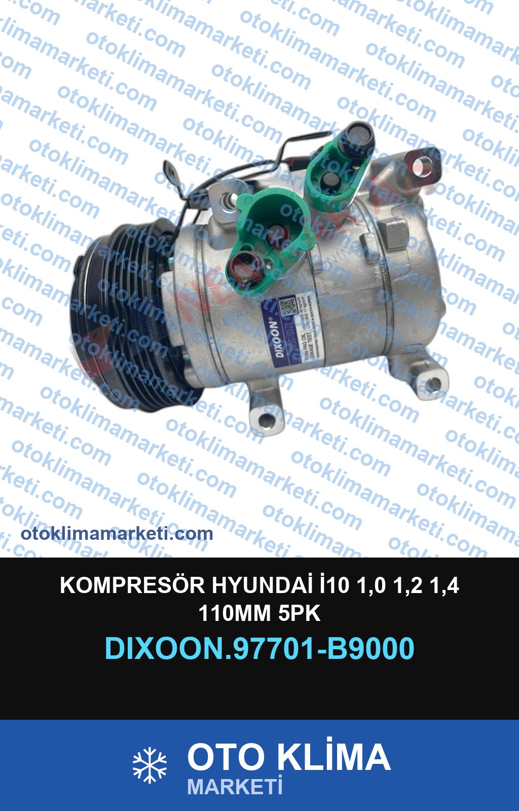 KOMPRESÖR HYUNDAİ İ10 1,0 1,2 1,4 110MM 5PK