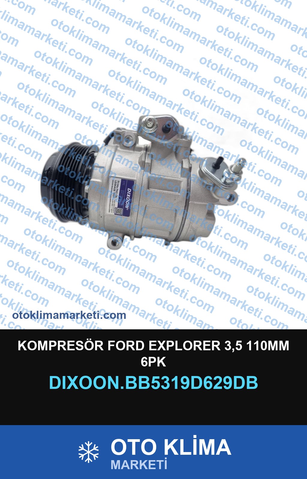 KOMPRESÖR FORD EXPLORER 3,5 110MM 6PK