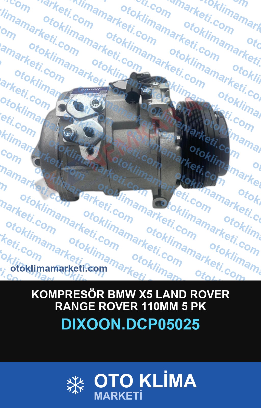 KOMPRESÖR BMW X5 LAND ROVER RANGE ROVER 110MM 5 PK