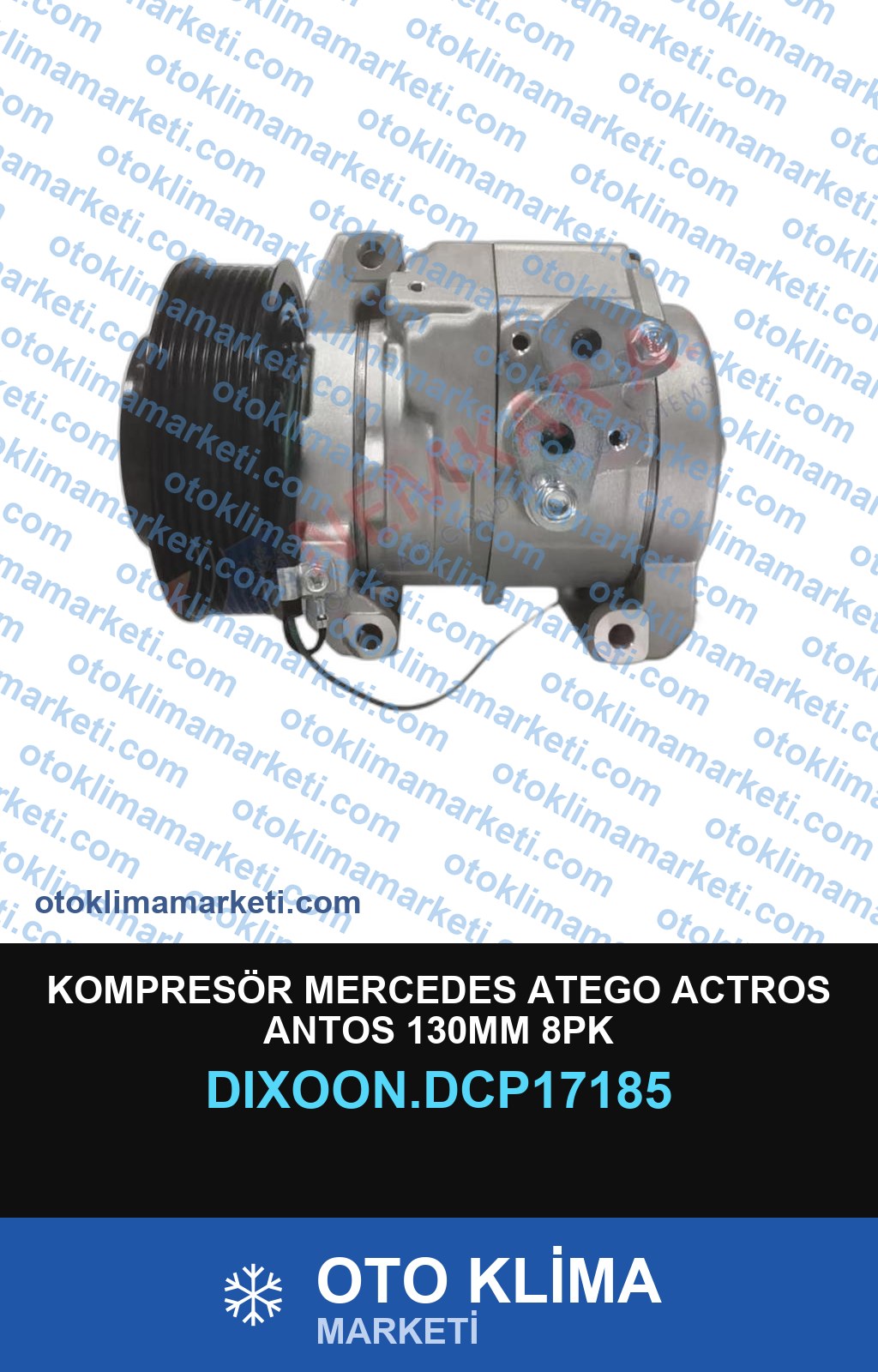 KOMPRESÖR MERCEDES ATEGO ACTROS ANTOS 130MM 8PK