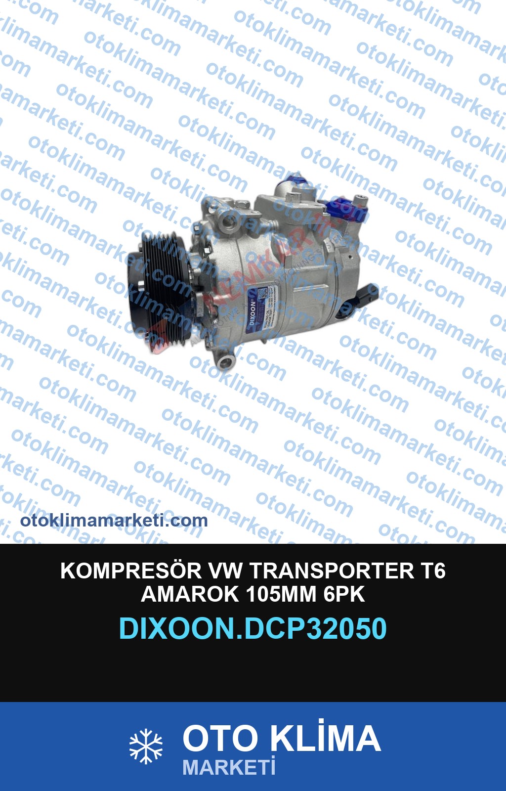 KOMPRESÖR VW TRANSPORTER T6 AMAROK 105MM 6PK