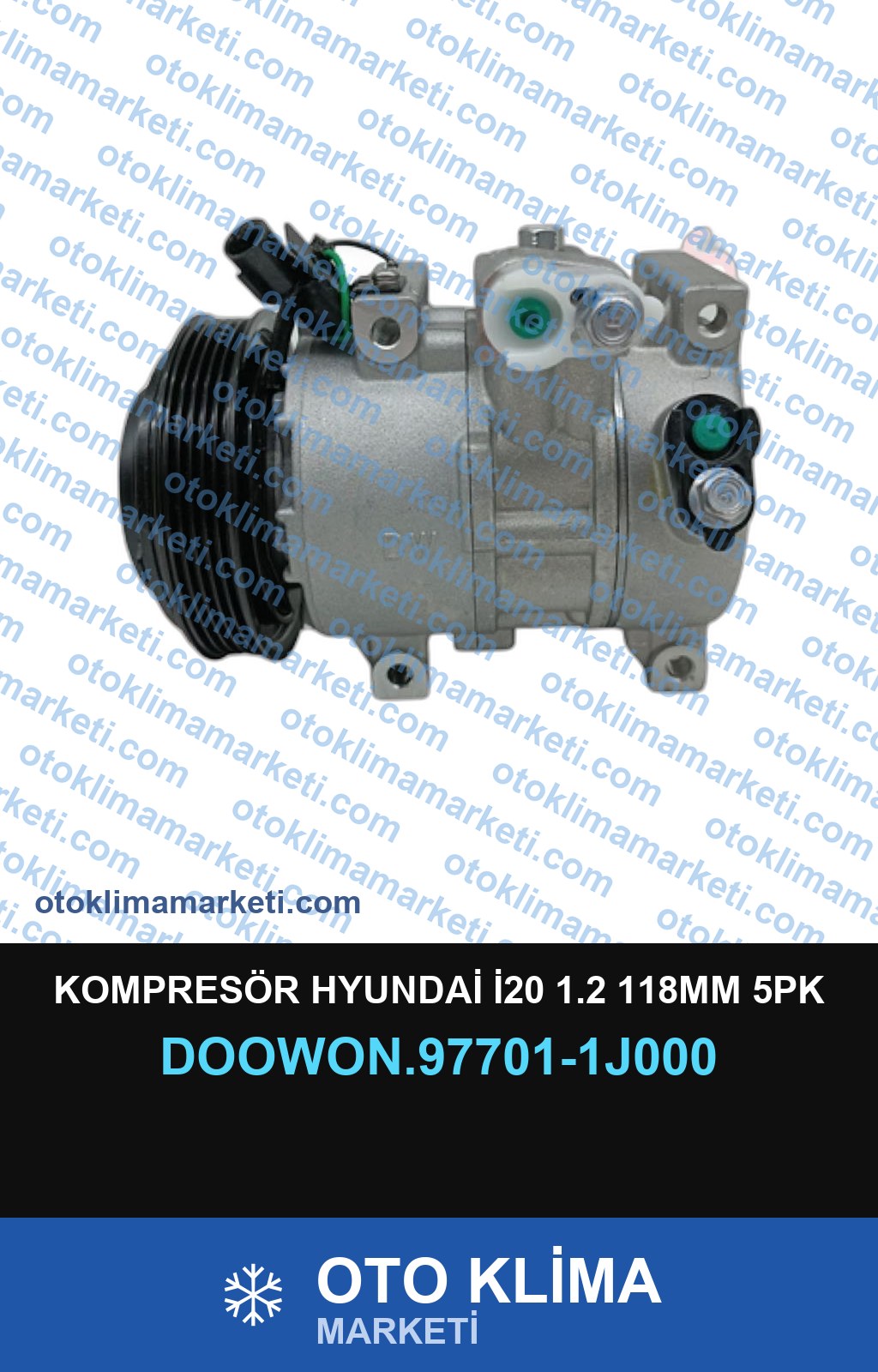 KOMPRESÖR HYUNDAİ İ20 1.2 118MM 5PK