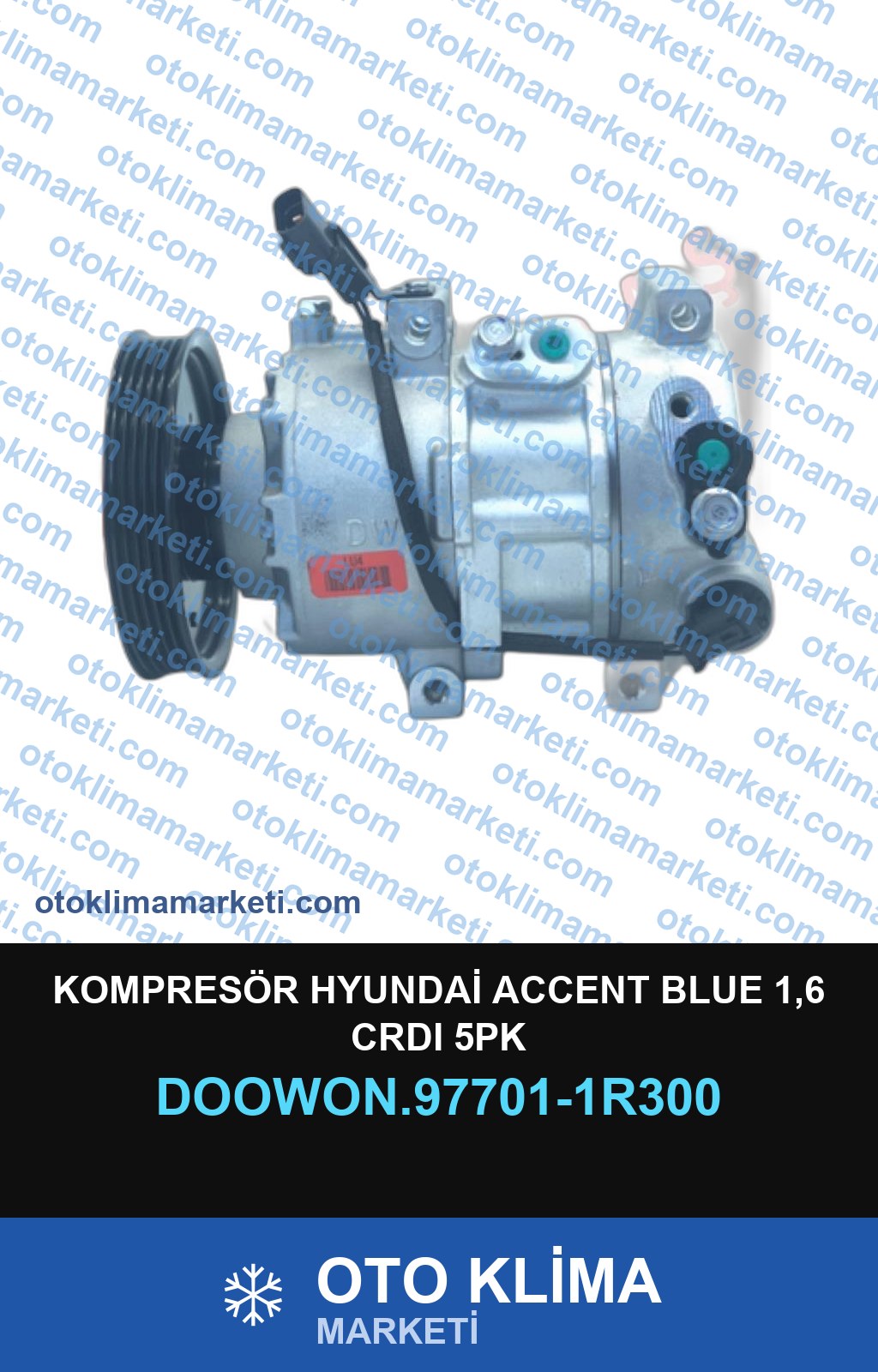 KOMPRESÖR HYUNDAİ ACCENT BLUE 1,6 CRDI 5PK
