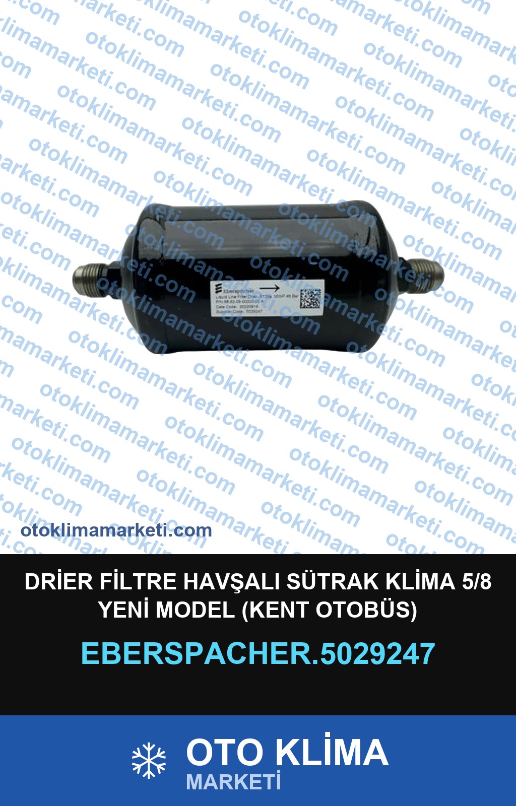 DRİER FİLTRE HAVŞALI SÜTRAK KLİMA 5/8 YENİ MODEL (KENT OTOBÜS)