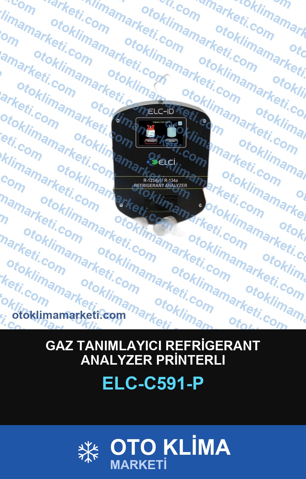 GAZ TANIMLAYICI REFRİGERANT ANALYZER PRİNTERLI