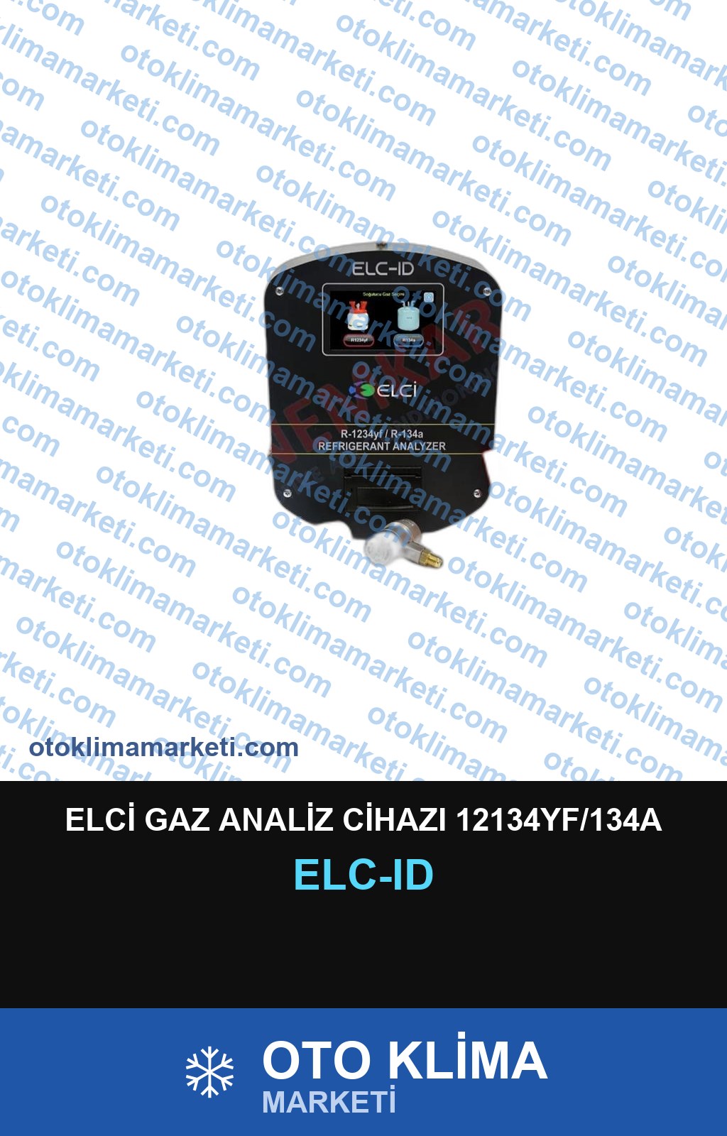 ELCİ GAZ ANALİZ CİHAZI 12134YF/134A