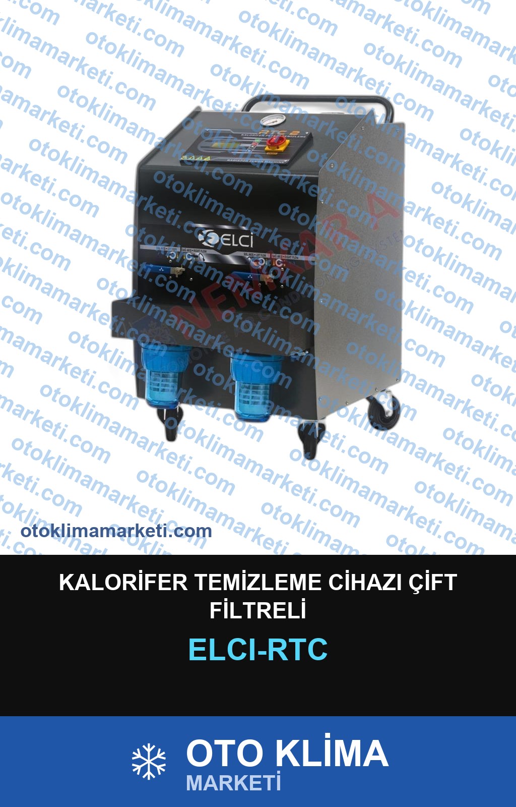KALORİFER TEMİZLEME CİHAZI ÇİFT FİLTRELİ
