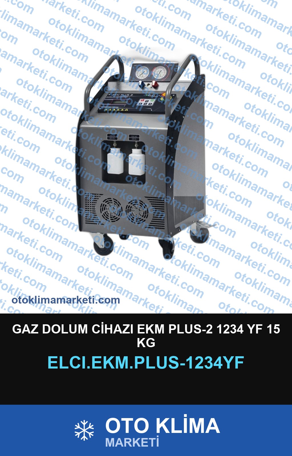 GAZ DOLUM CİHAZI EKM PLUS-2 1234 YF 15 KG