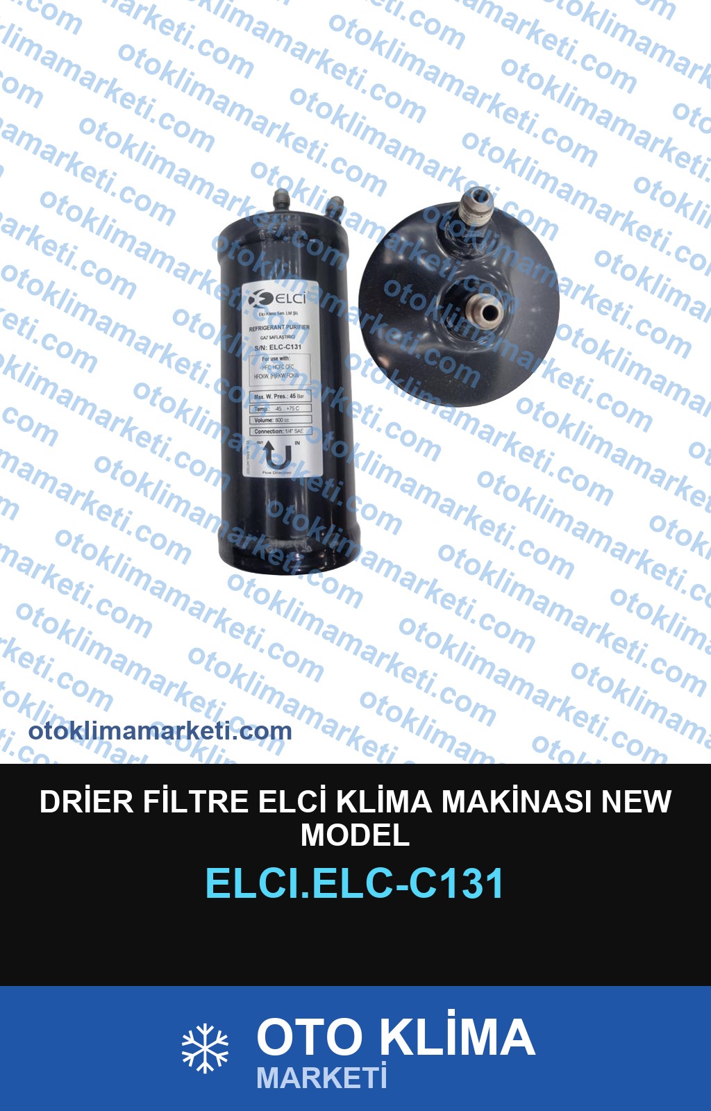 DRİER FİLTRE ELCİ KLİMA MAKİNASI NEW MODEL