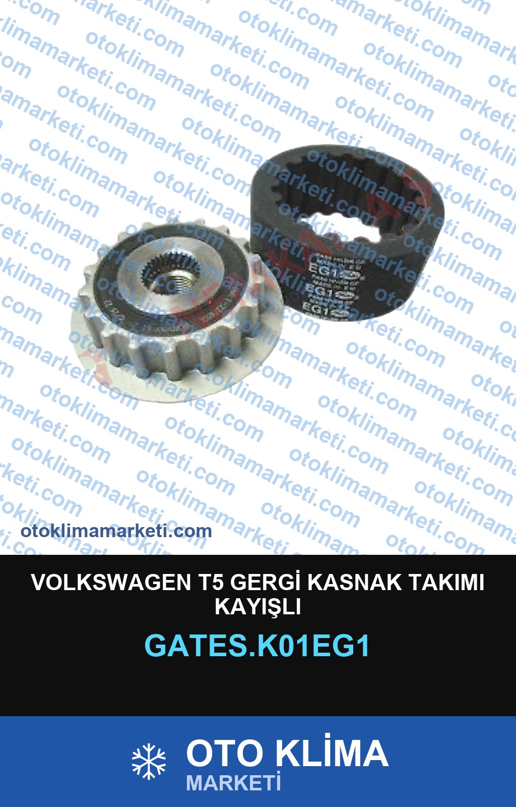 VOLKSWAGEN T5 GERGİ KASNAK TAKIMI KAYIŞLI