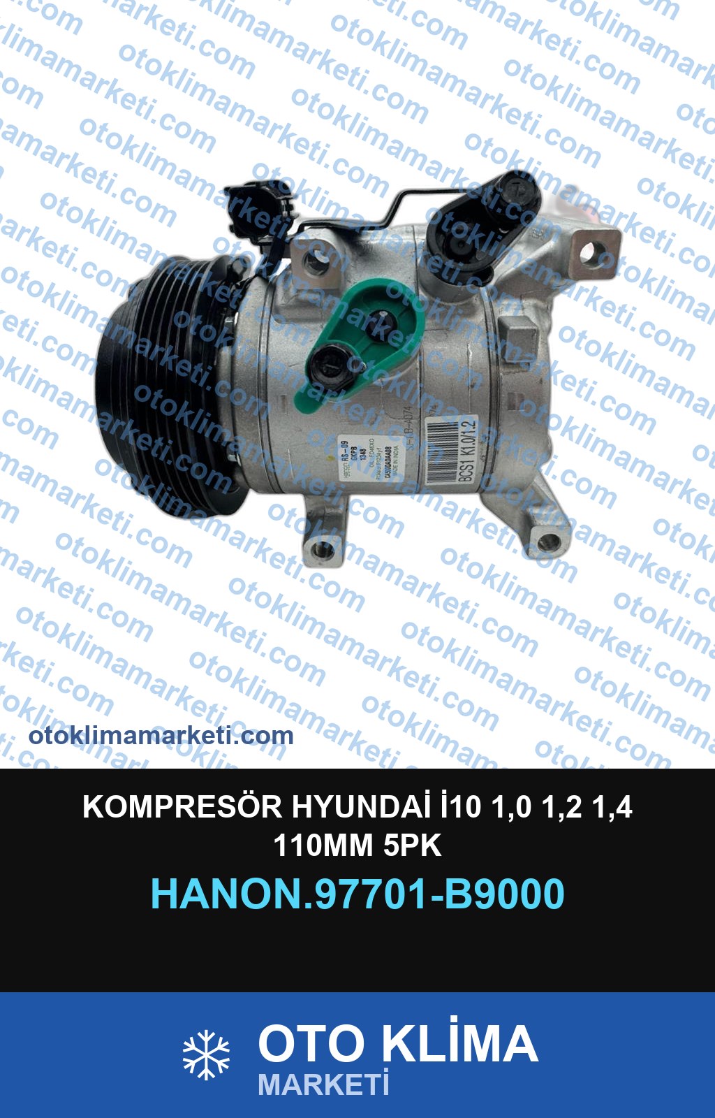 KOMPRESÖR HYUNDAİ İ10 1,0 1,2 1,4 110MM 5PK