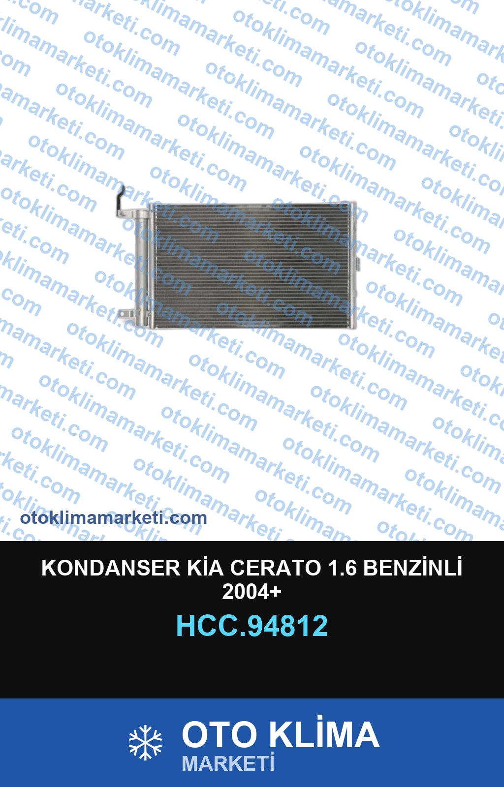 KONDANSER KİA CERATO 1.6 BENZİNLİ 2004+