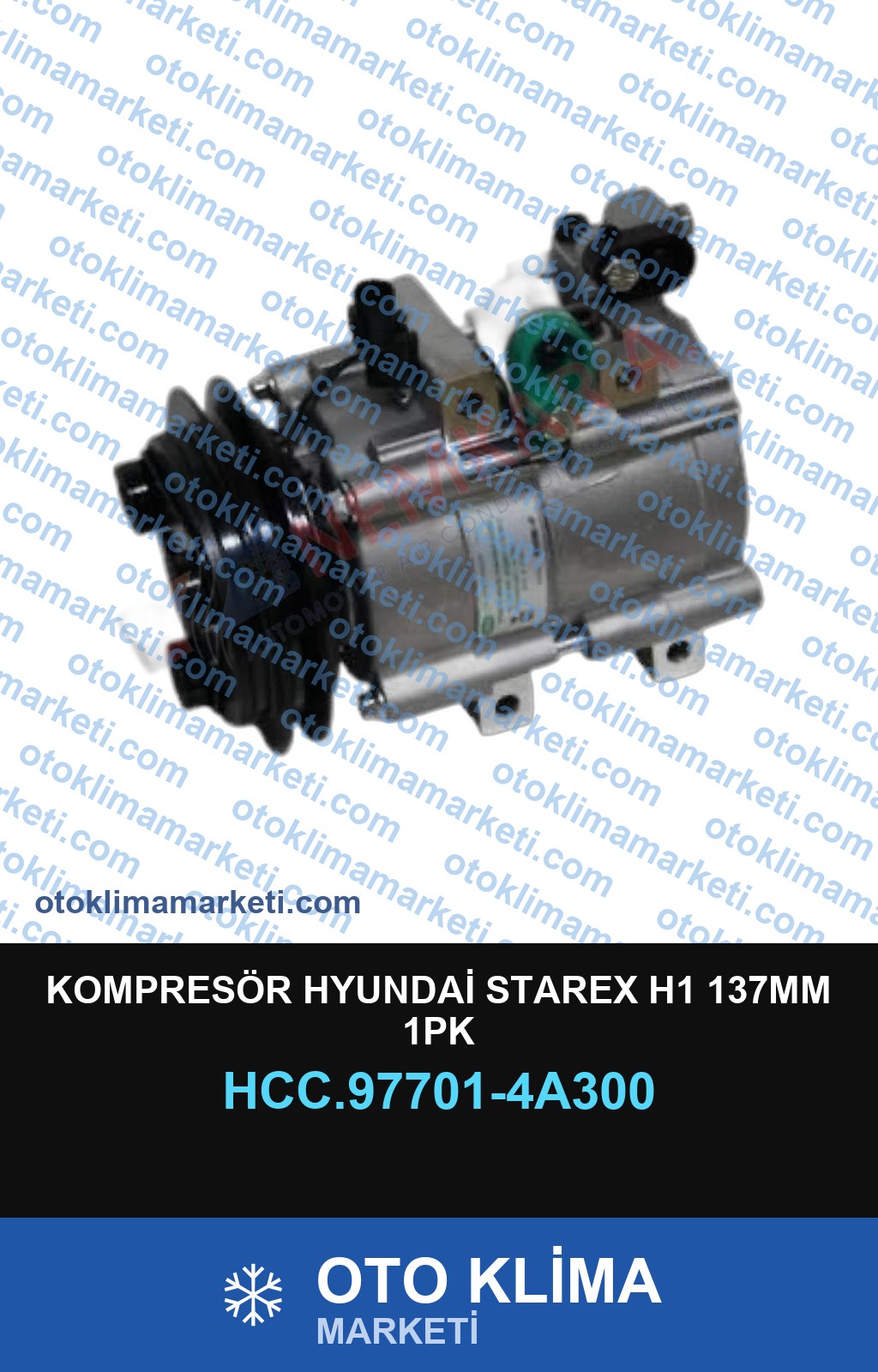 KOMPRESÖR HYUNDAİ STAREX H1 137MM 1PK