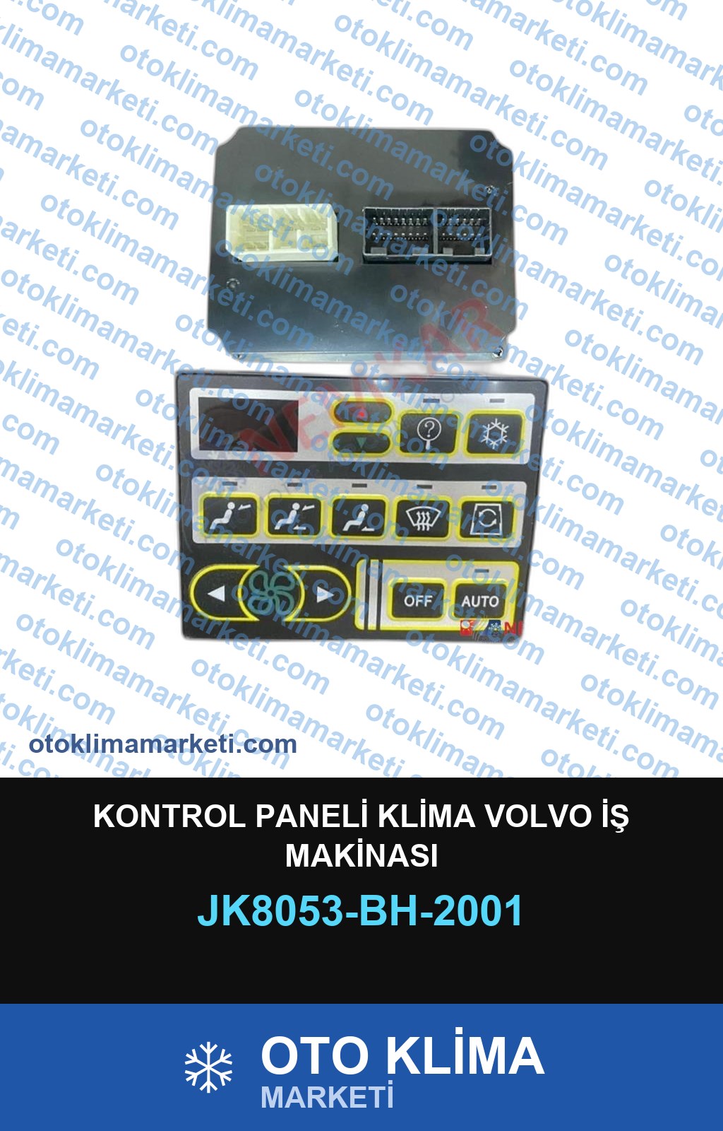 KONTROL PANELİ KLİMA VOLVO İŞ MAKİNASI