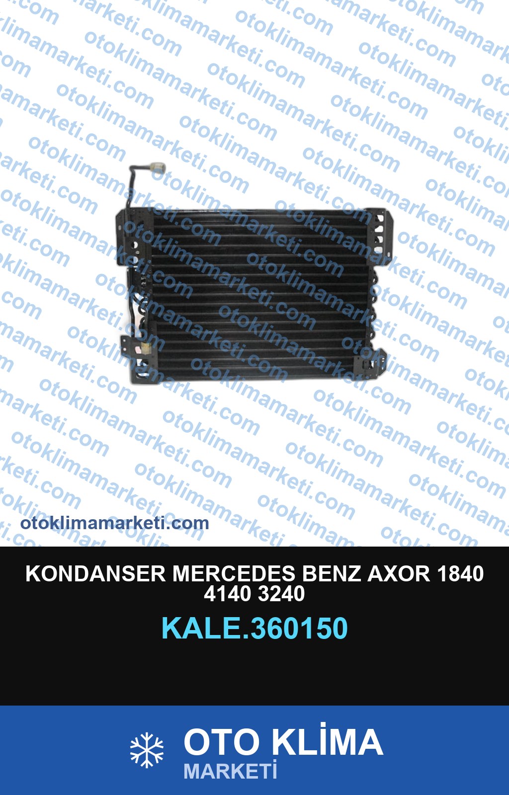 KONDANSER MERCEDES BENZ AXOR 1840 4140 3240