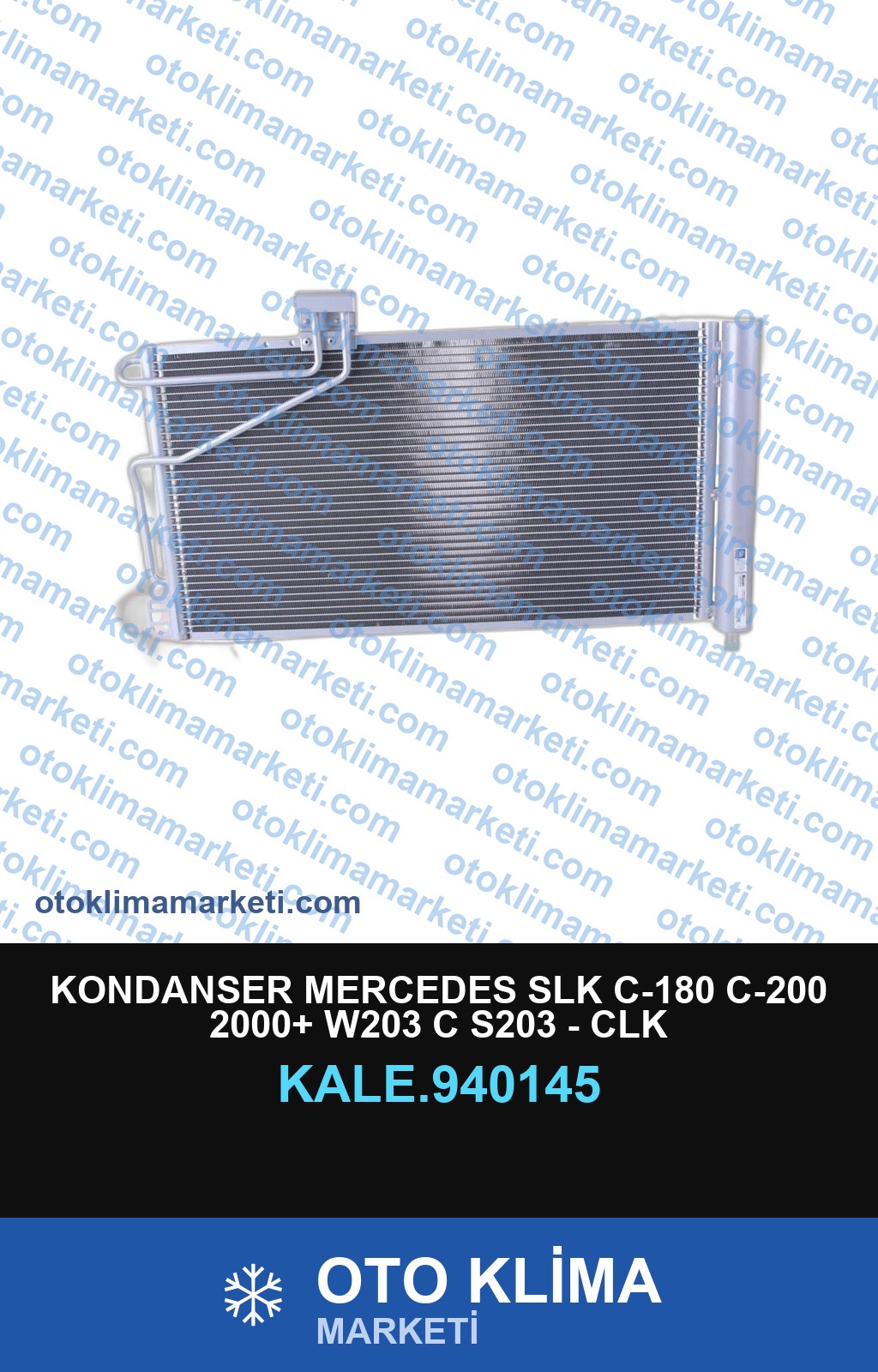 KONDANSER MERCEDES SLK C-180 C-200 2000+ W203 C S203 - CLK