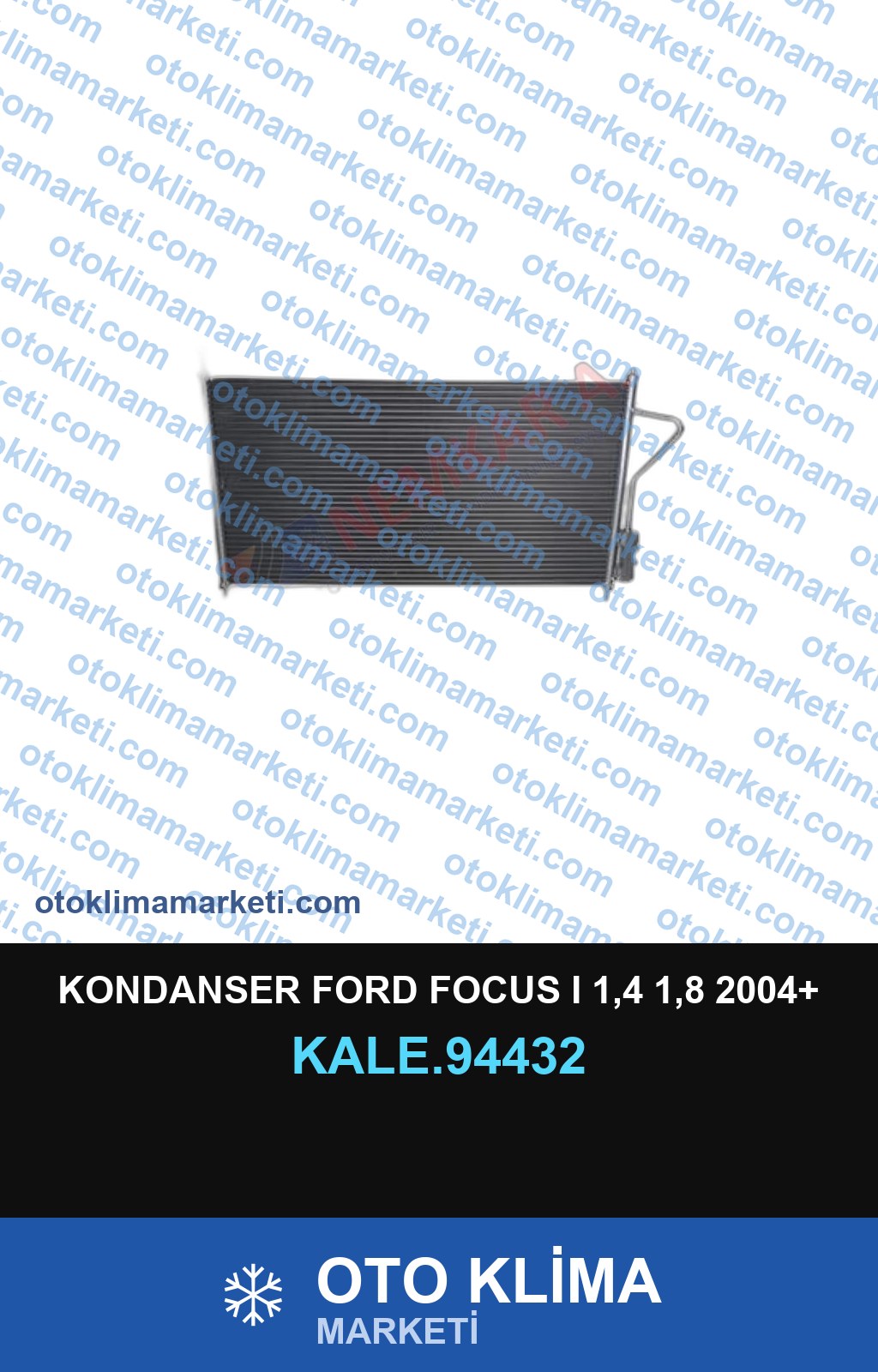 KONDANSER FORD FOCUS I 1,4 1,8 2004+