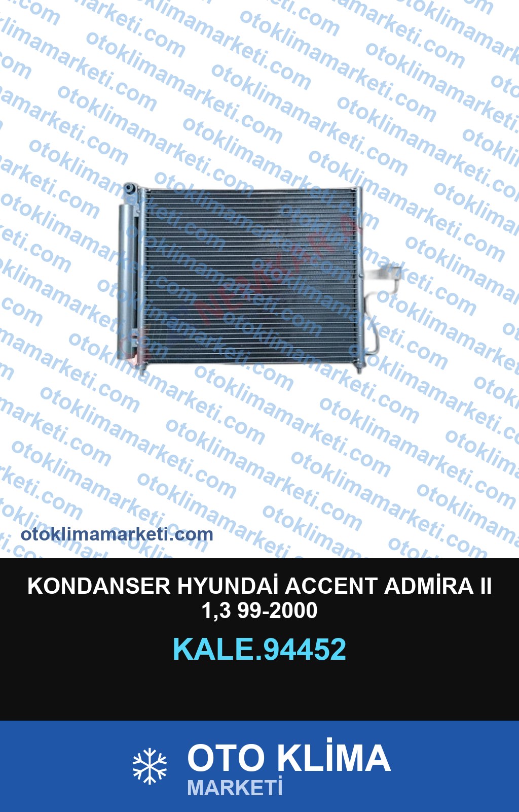 KONDANSER HYUNDAİ ACCENT ADMİRA II 1,3 99-2000