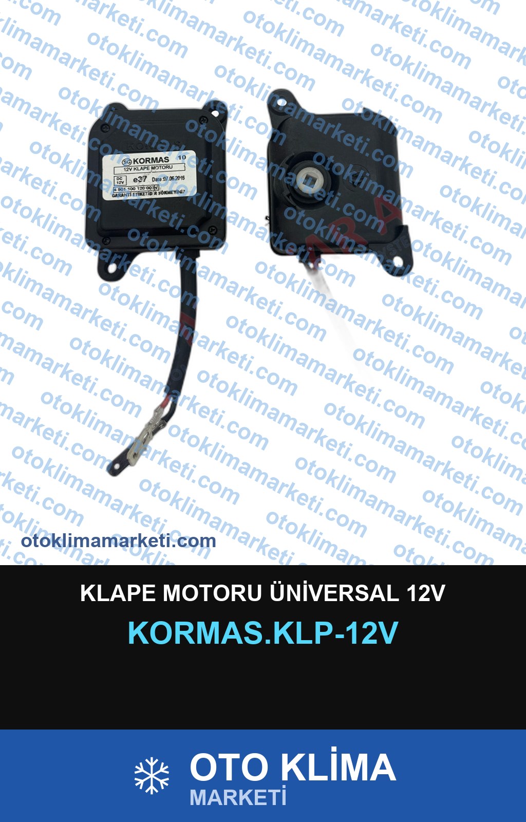 KLAPE MOTORU ÜNİVERSAL 12V