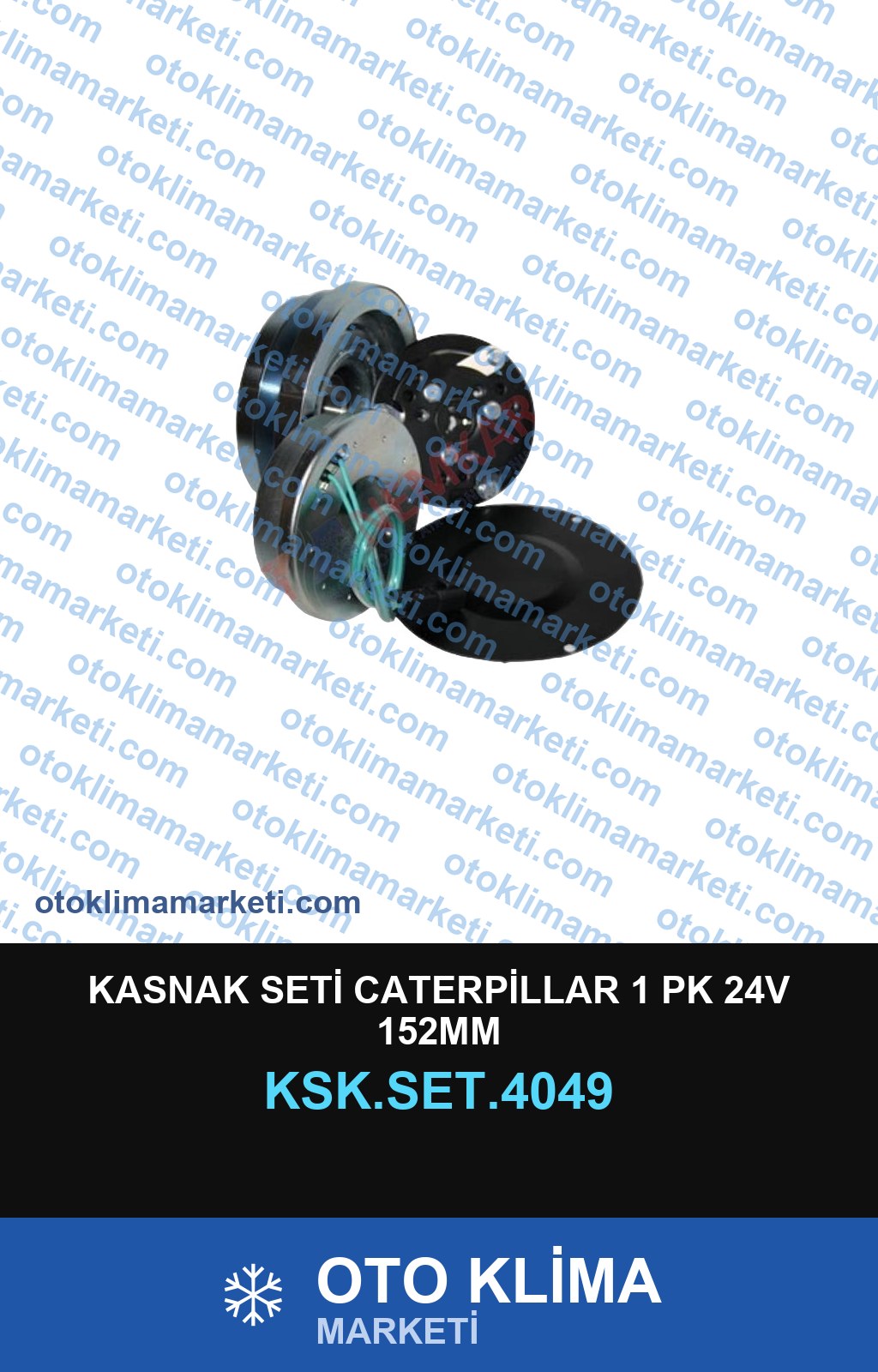 KASNAK SETİ CATERPİLLAR 1 PK 24V 152MM