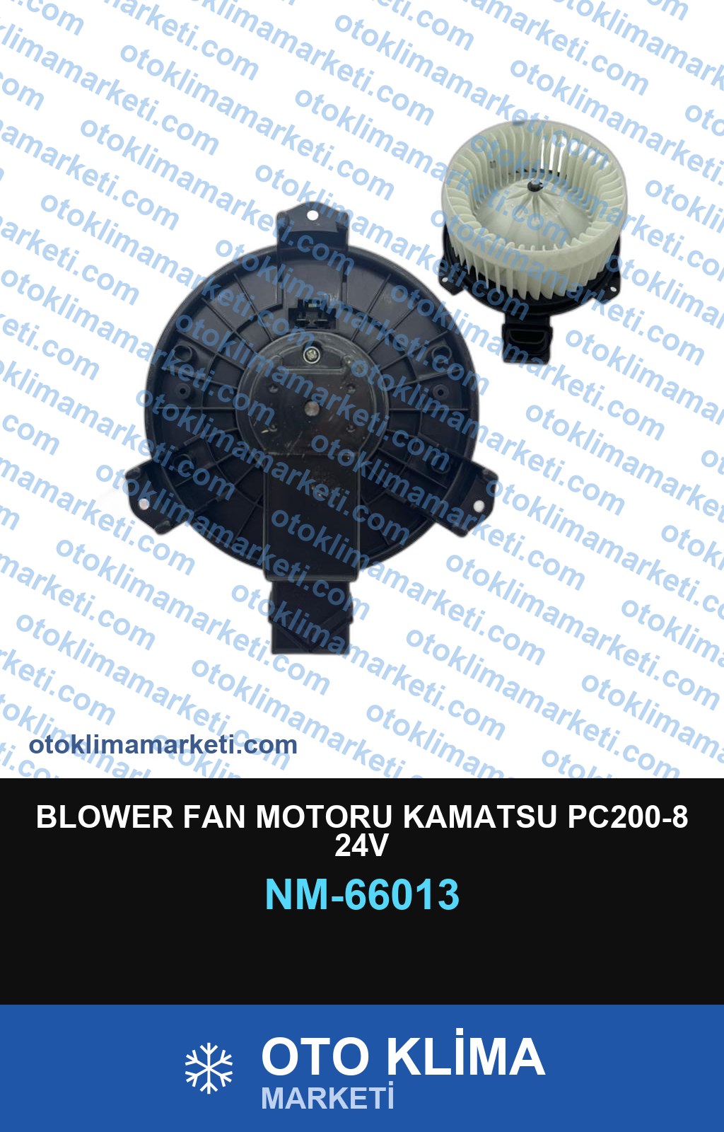 BLOWER FAN MOTORU KAMATSU PC200-8 24V